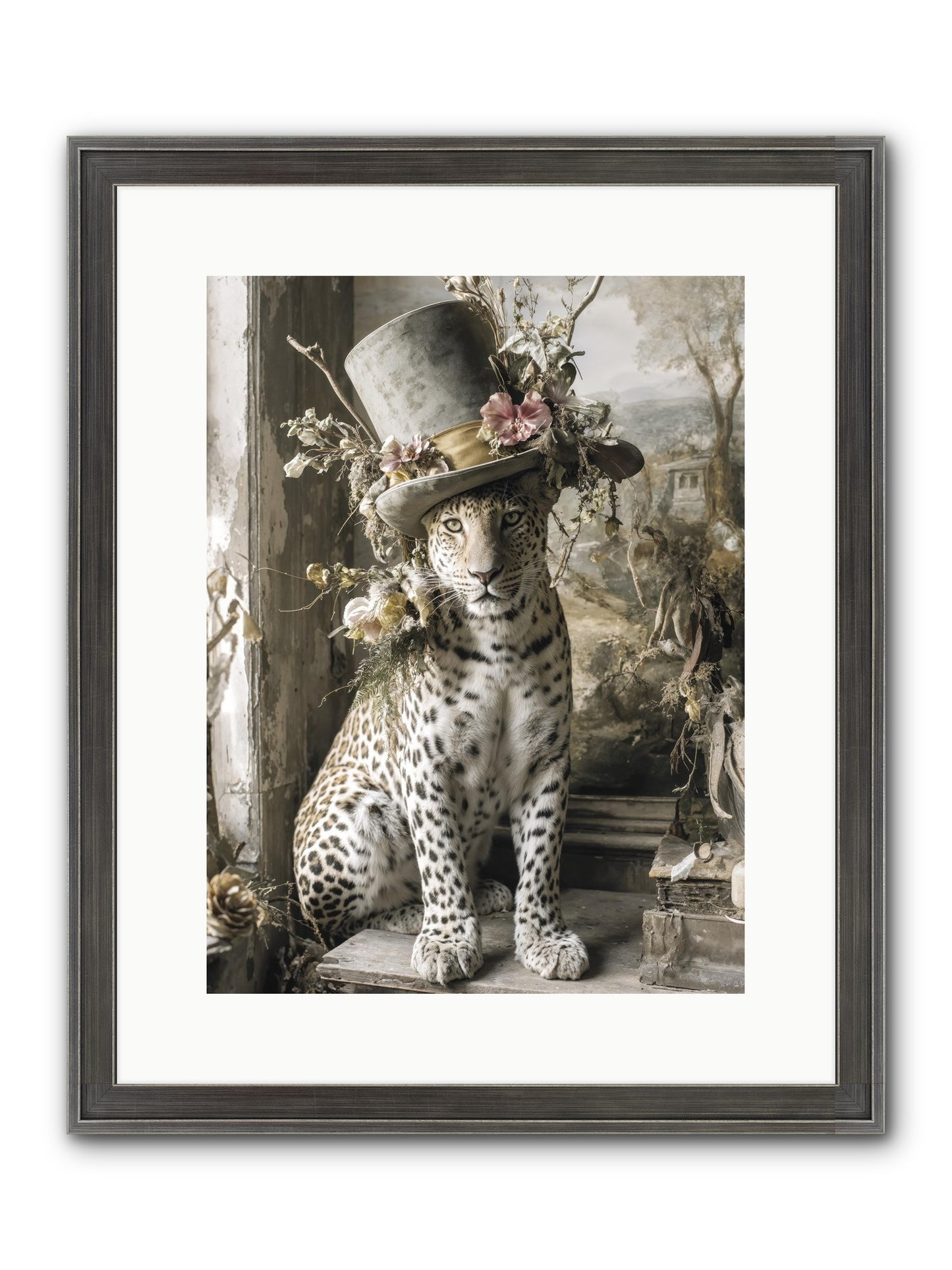 Wanderlust Framed Print - Slimwoods Black/Silver 12x16
