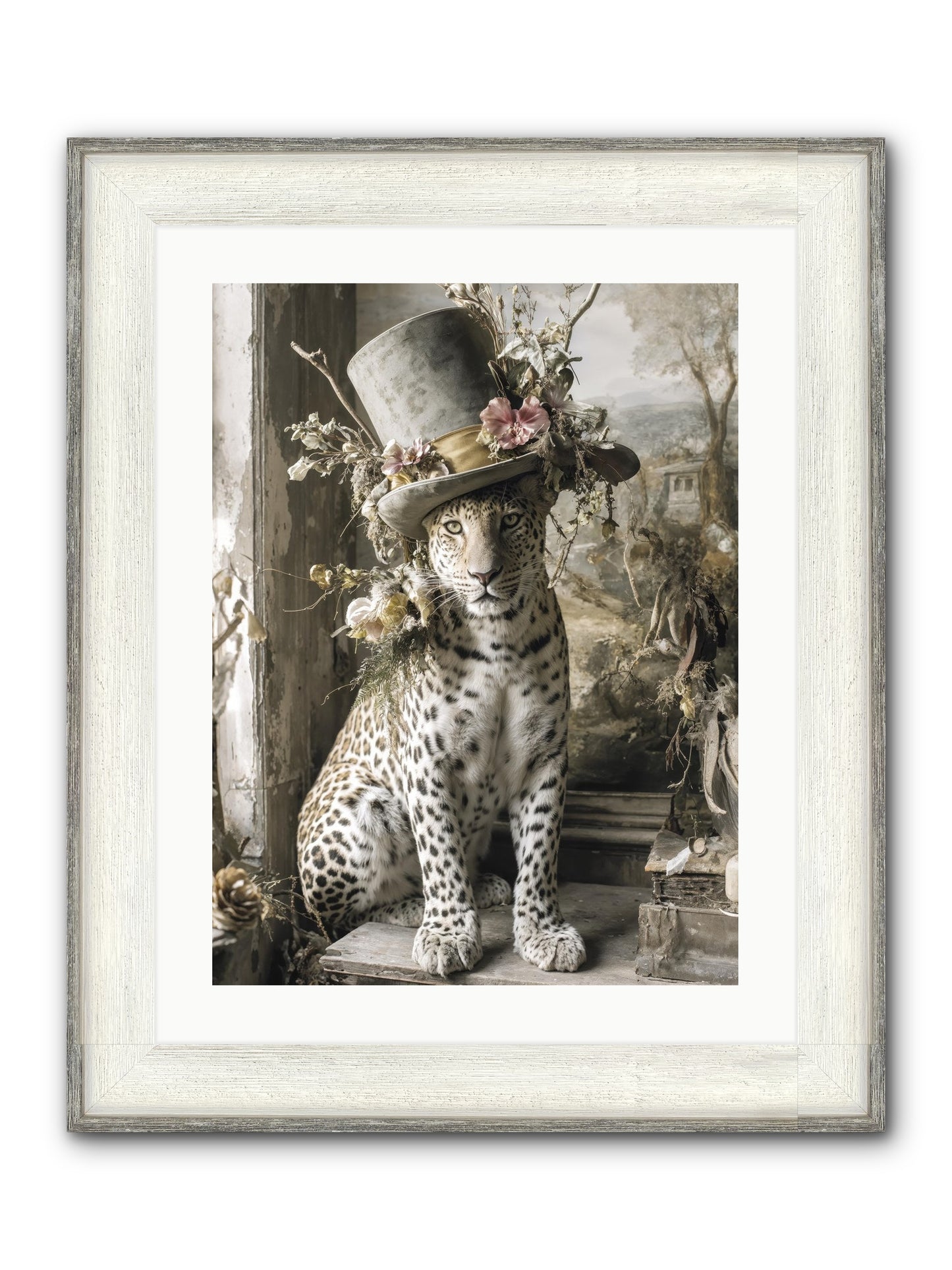 Wanderlust Framed Print - Driftwood White 18x24