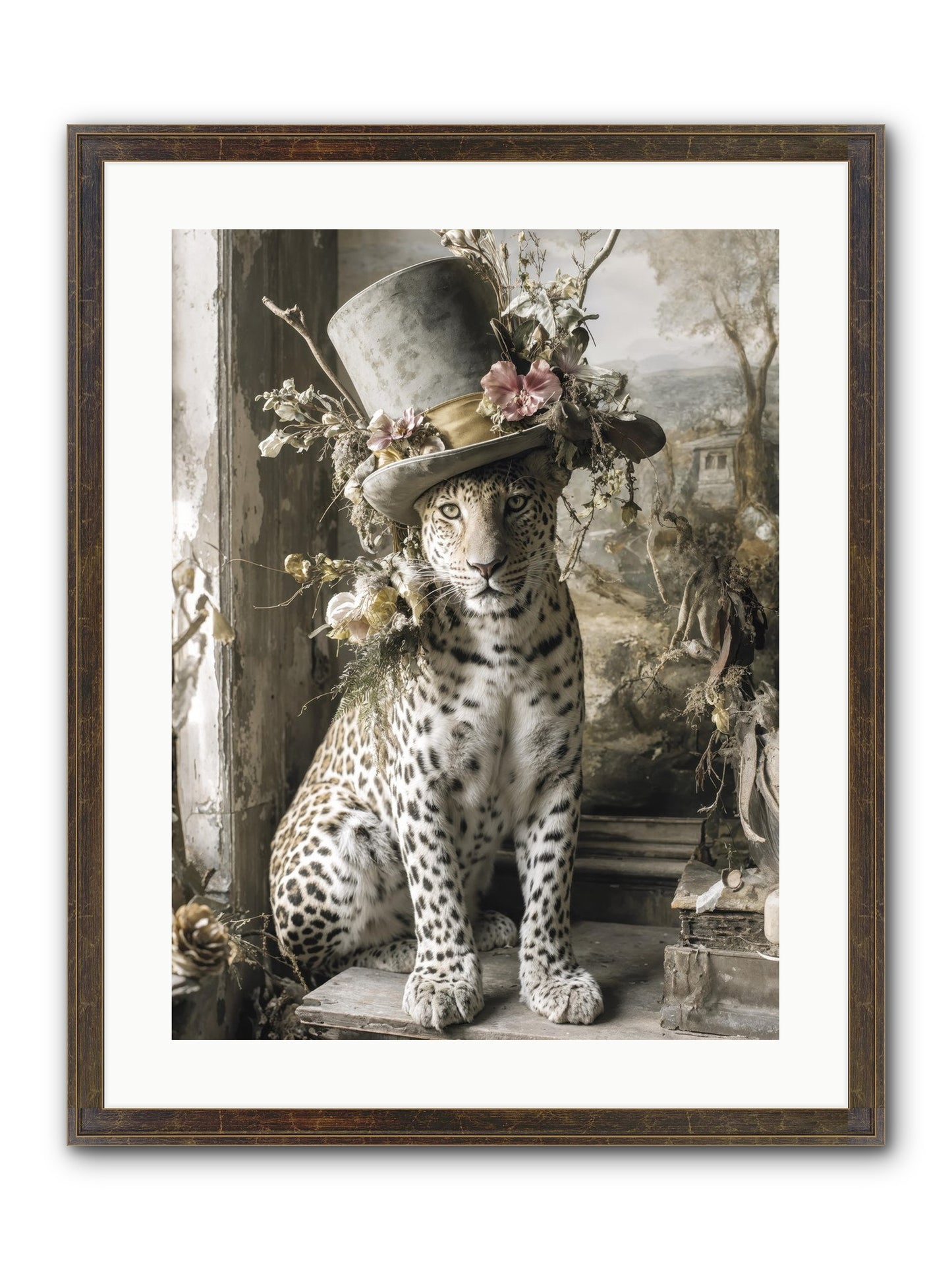 Wanderlust Framed Print - Slimwoods Black/Gold 18x24
