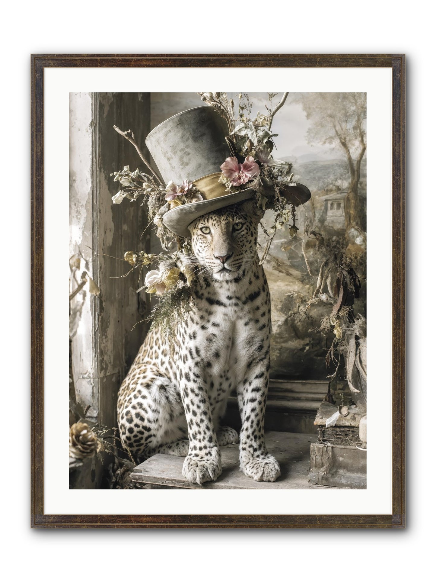 Wanderlust Framed Print - Slimwoods Black/Gold 24x32