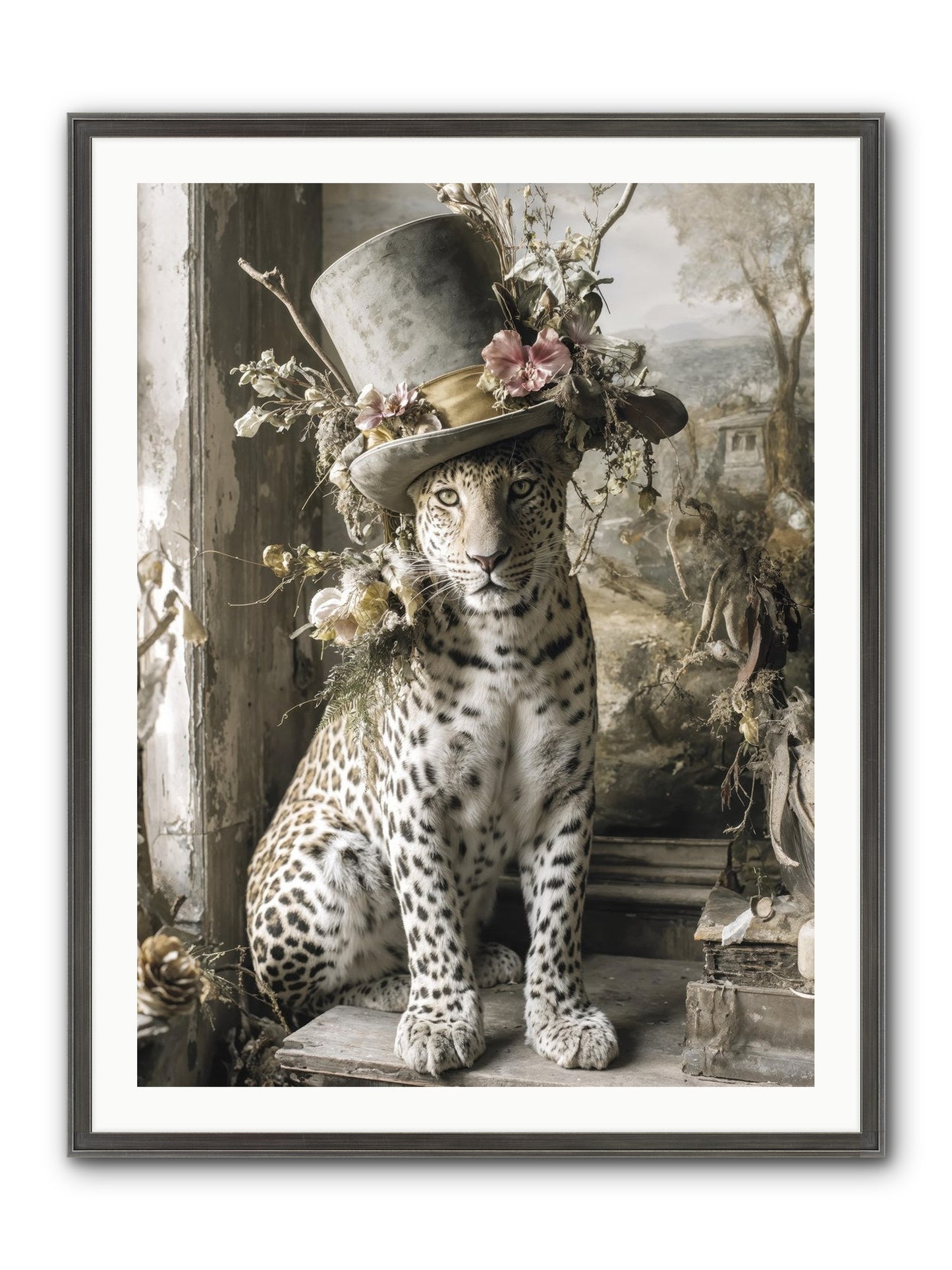 Wanderlust Framed Print - Slimwoods Black/Silver 30x40