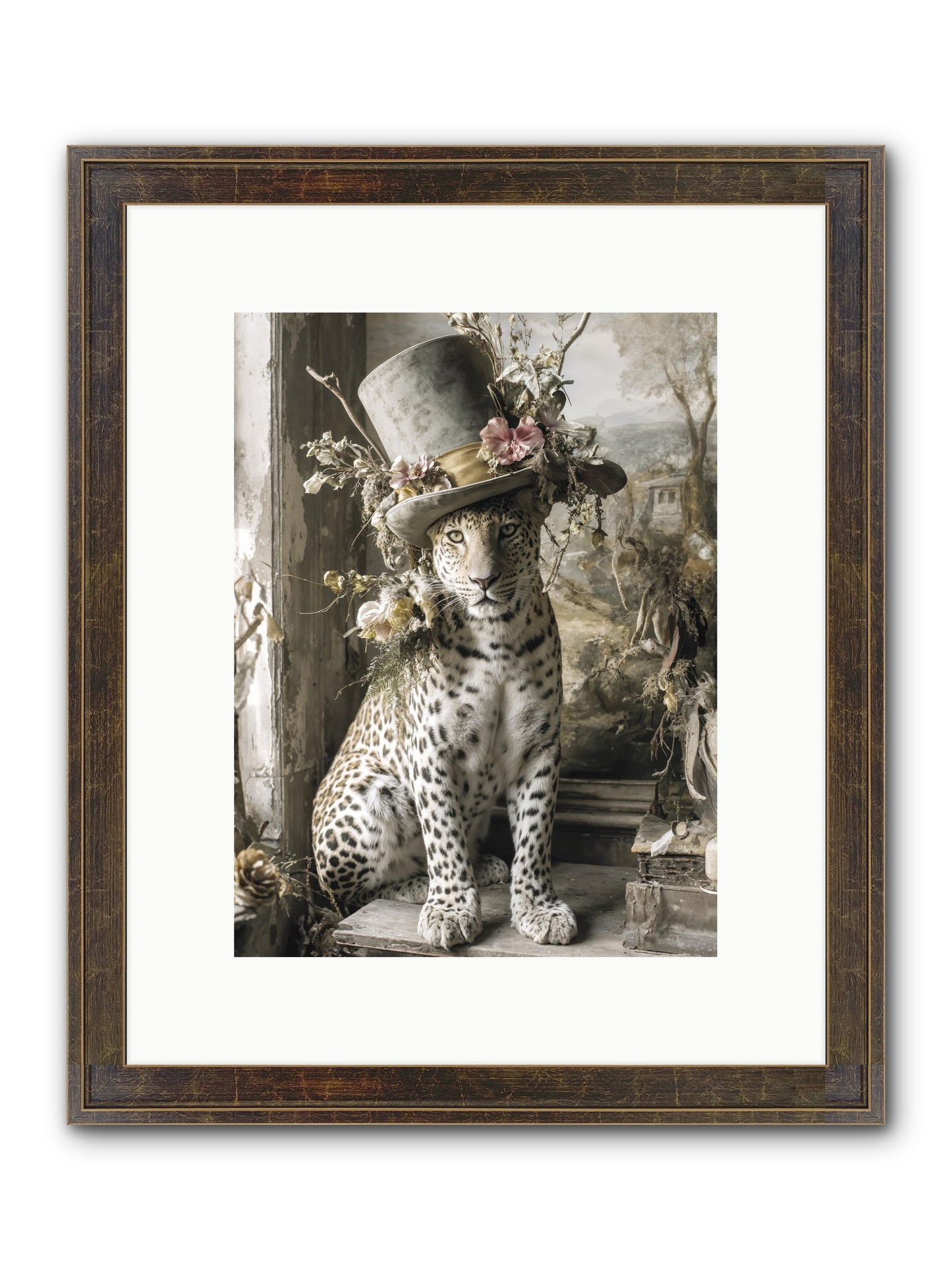 Wanderlust Framed Print - Slimwoods Black/Gold 9x12
