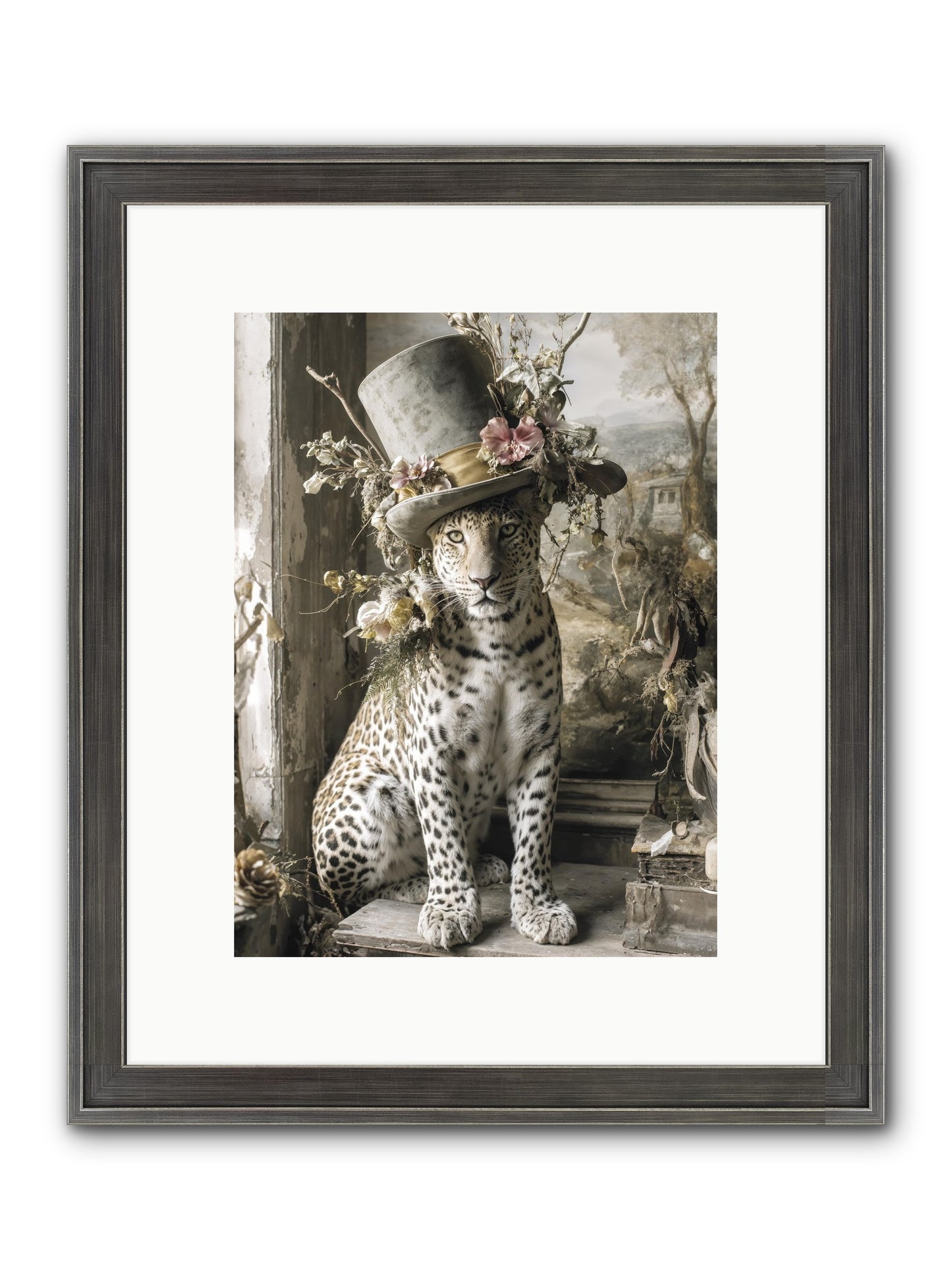 Wanderlust Framed Print - Slimwoods Black/Silver 9x12
