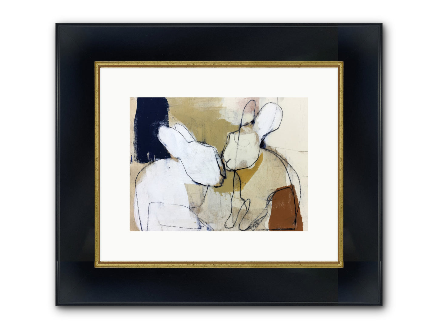 Wanderlust Waltz Framed Print - Wide Black w/Gold 12x9