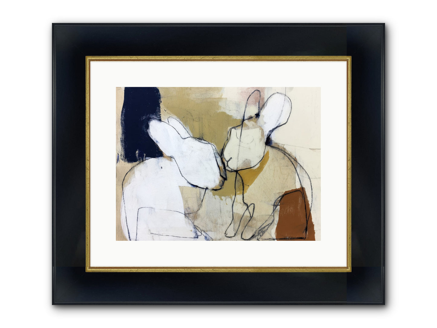 Wanderlust Waltz Framed Print - Wide Black w/Gold 16x12