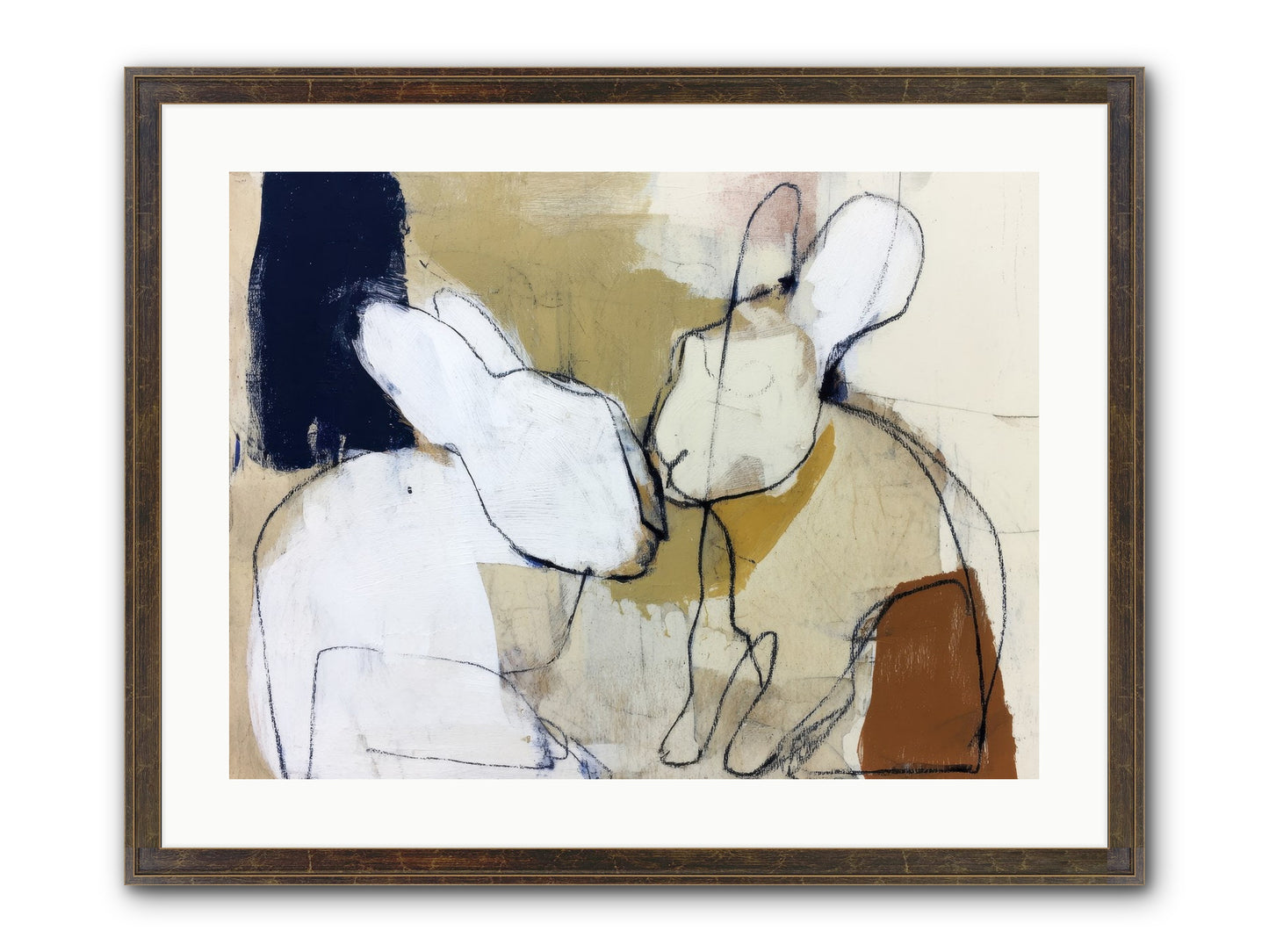 Wanderlust Waltz Framed Print - Slimwoods Black/Gold 24x18