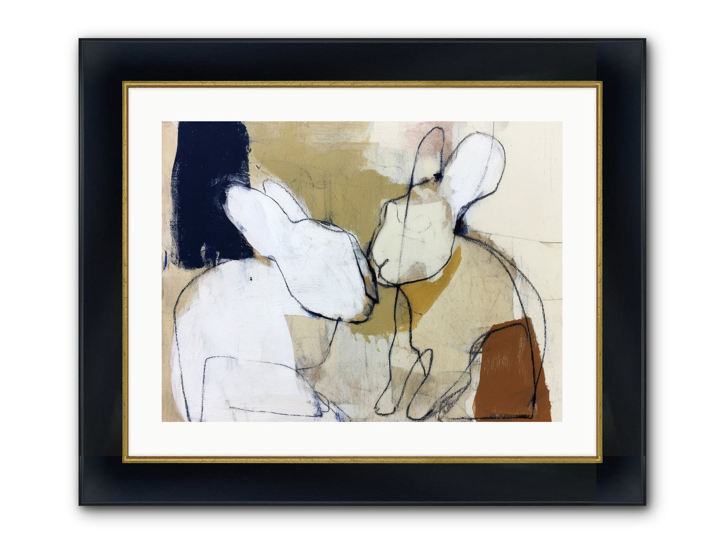 Wanderlust Waltz Framed Print - Wide Black w/Gold 24x18