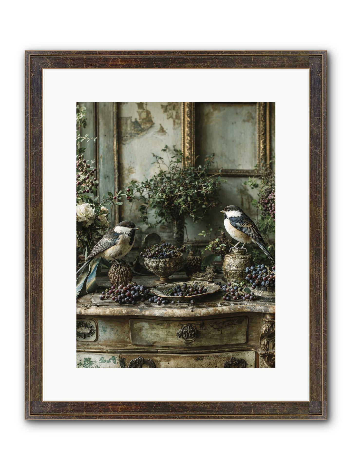 Wandersoul Framed Print - Slimwoods Black/Gold 12x16