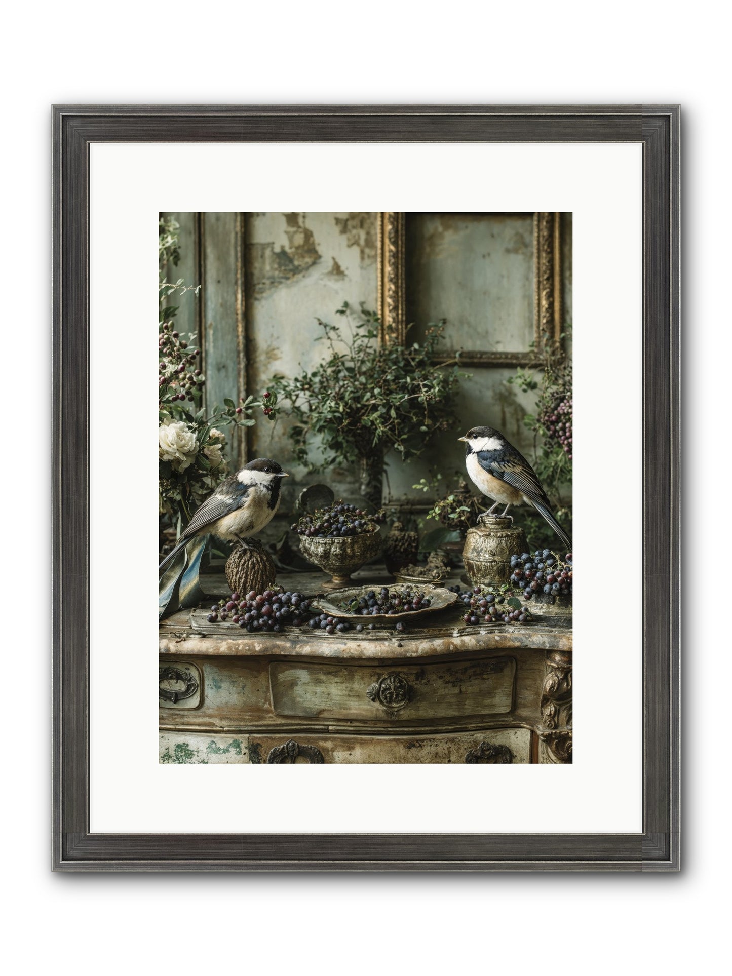 Wandersoul Framed Print - Slimwoods Black/Silver 12x16