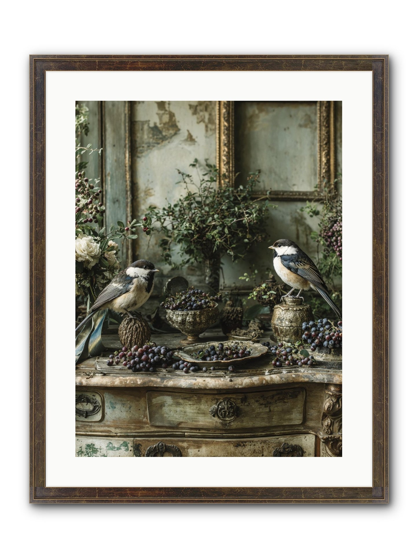 Wandersoul Framed Print - Slimwoods Black/Gold 18x24