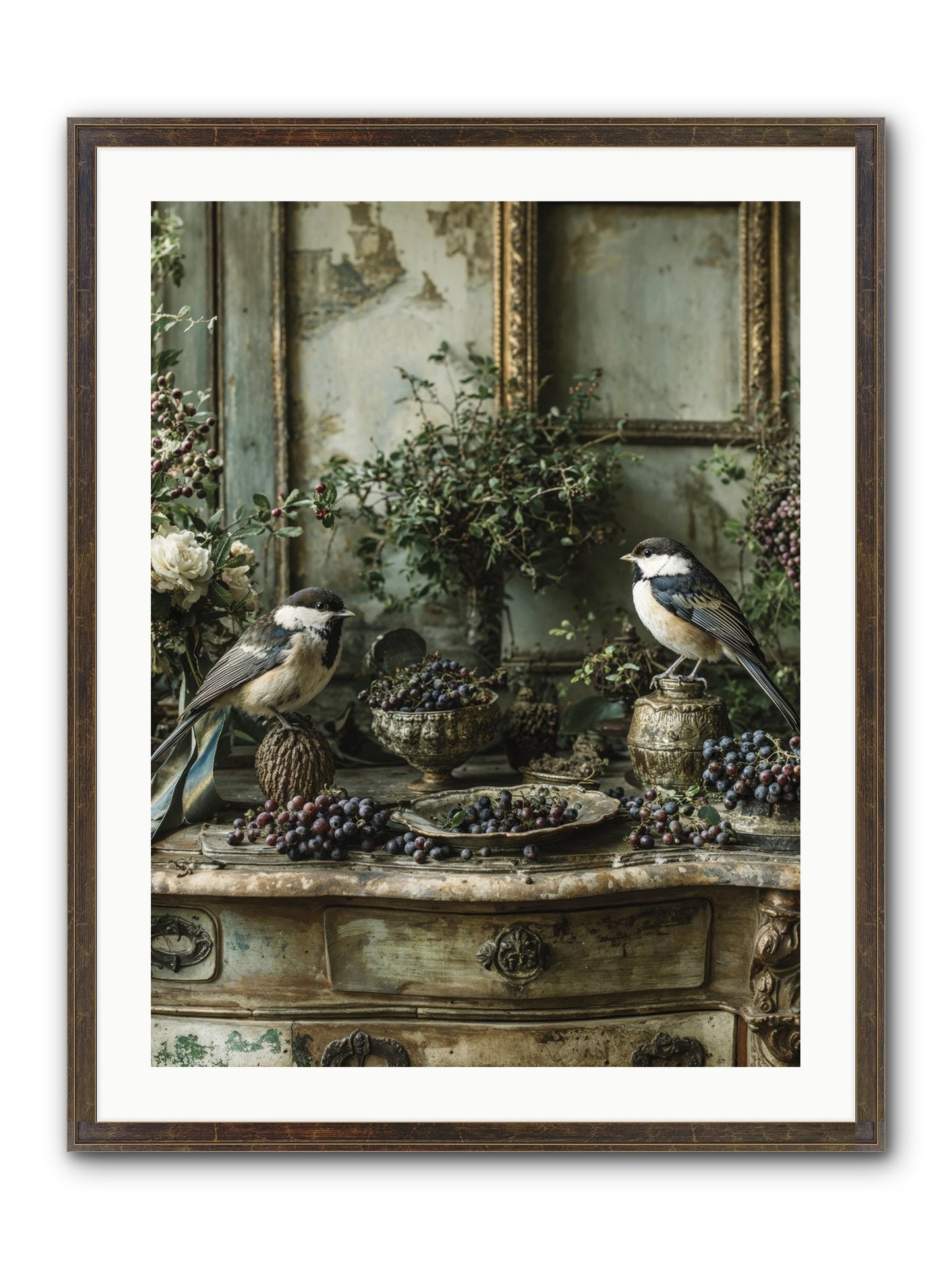 Wandersoul Framed Print - Slimwoods Black/Gold 24x32