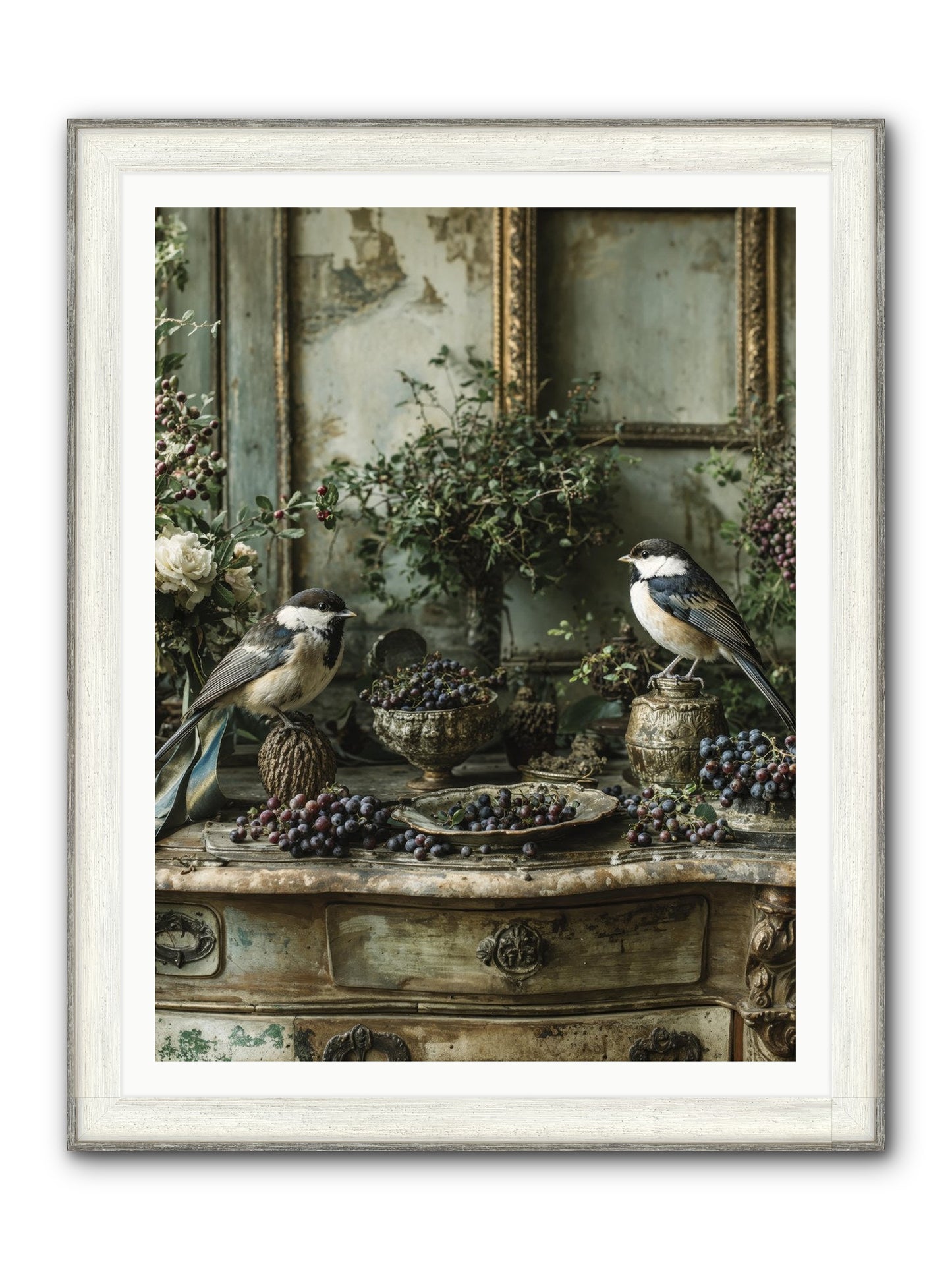 Wandersoul Framed Print - Driftwood White 36x48