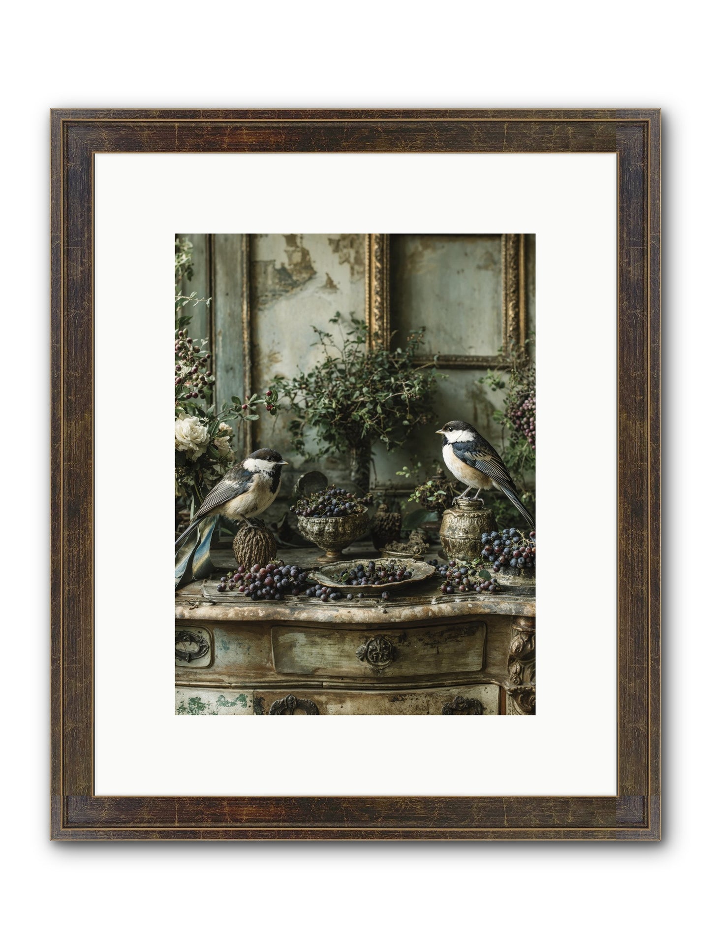 Wandersoul Framed Print - Slimwoods Black/Gold 9x12