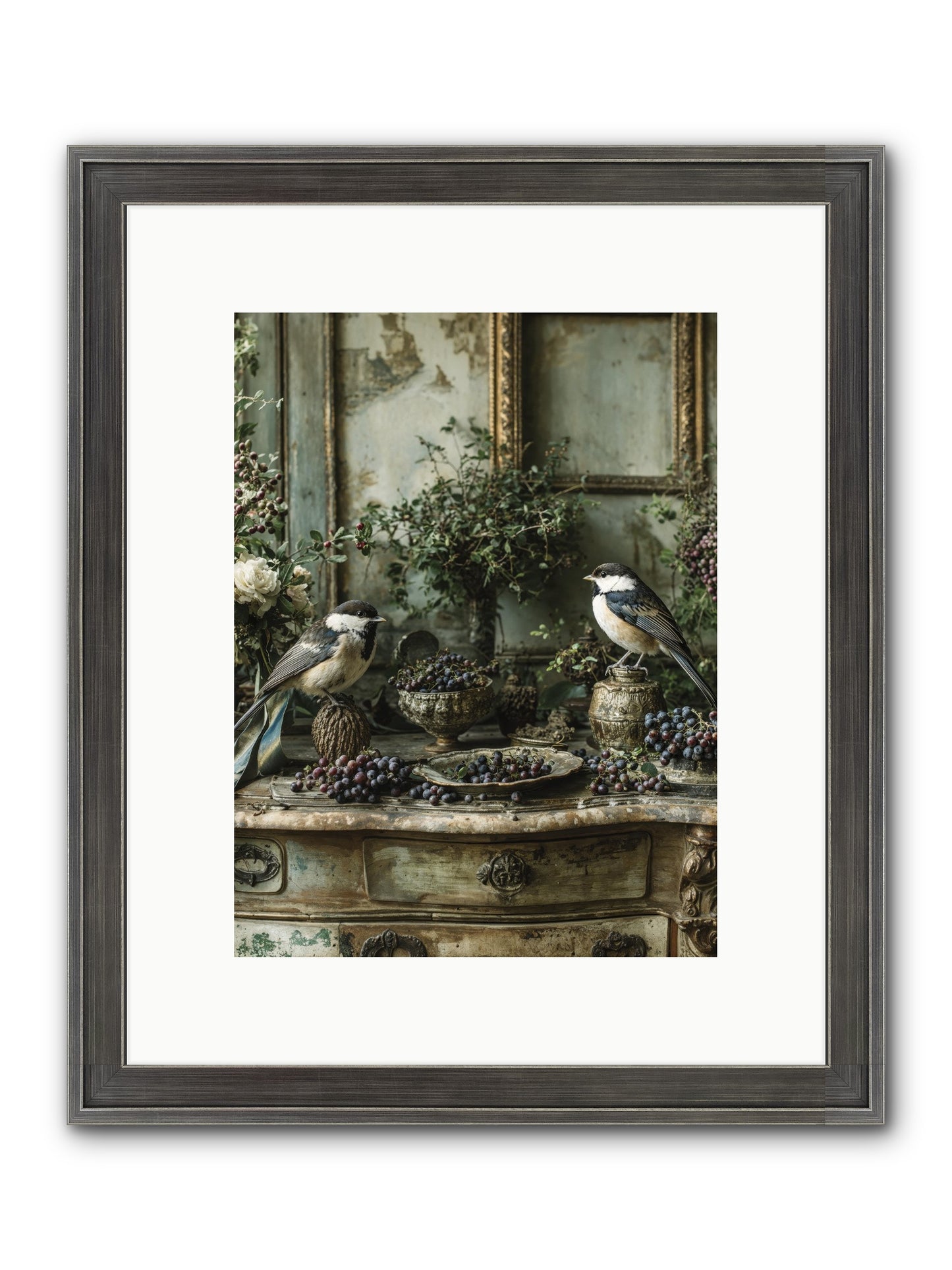 Wandersoul Framed Print - Slimwoods Black/Silver 9x12
