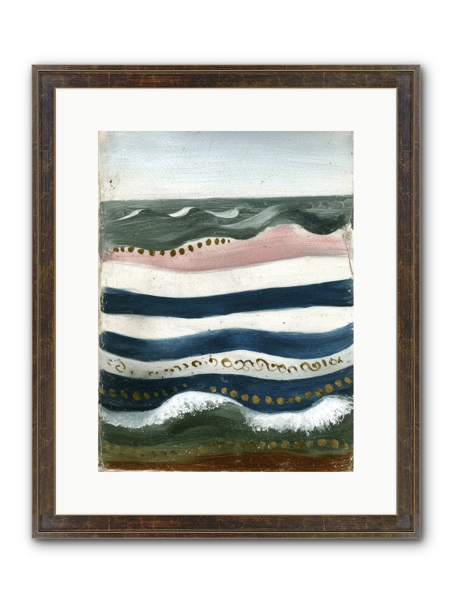 Water's Waltz Framed Print - Slimwoods Black/Gold 12x16