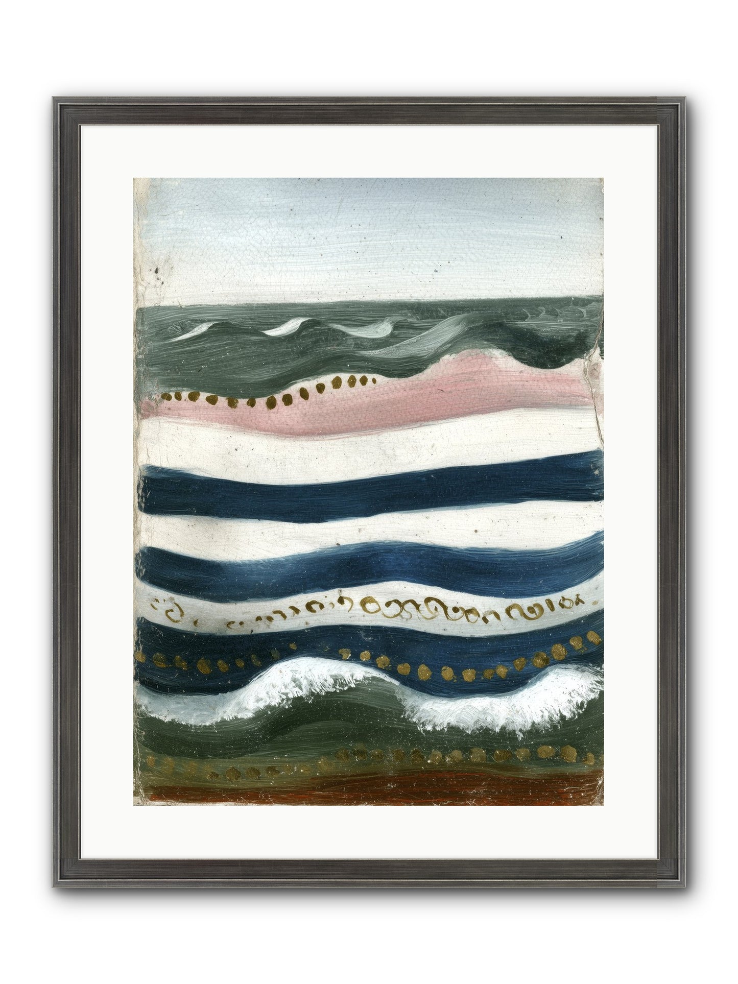 Water's Waltz Framed Print - Slimwoods Black/Silver 18x24
