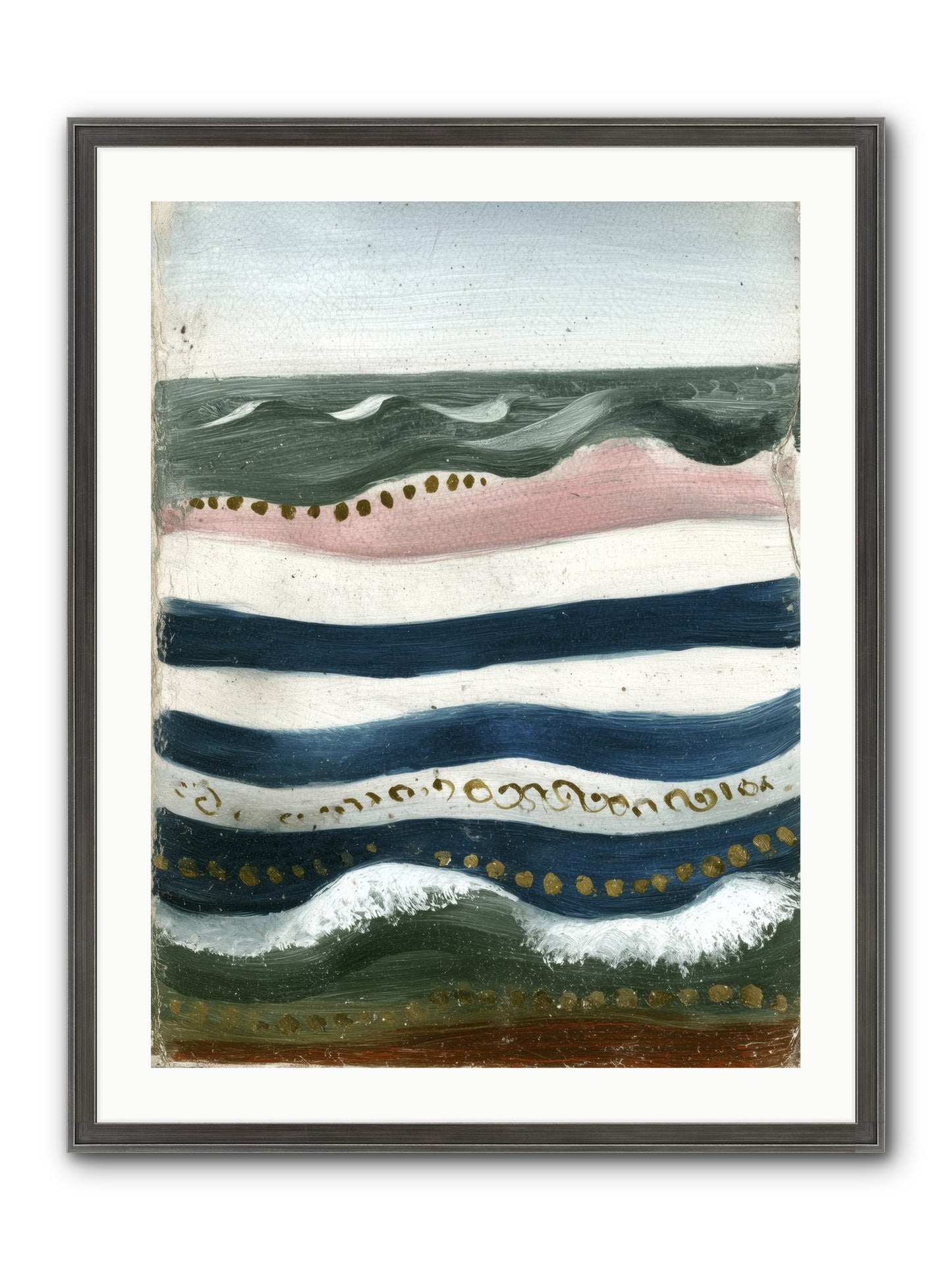 Water's Waltz Framed Print - Slimwoods Black/Silver 24x32