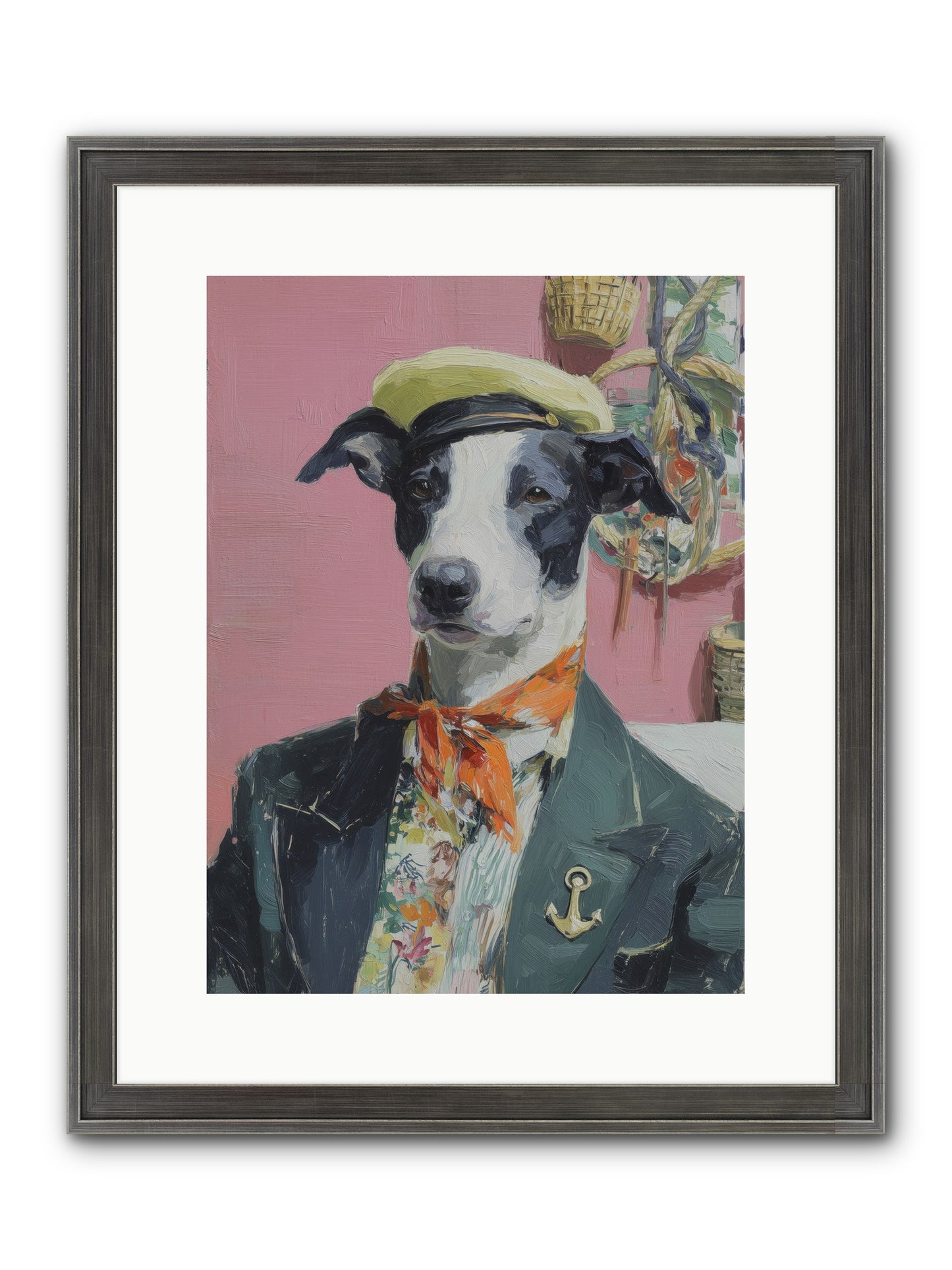 Waterfront's Yearning Framed Print - Slimwoods Black/Silver 12x16