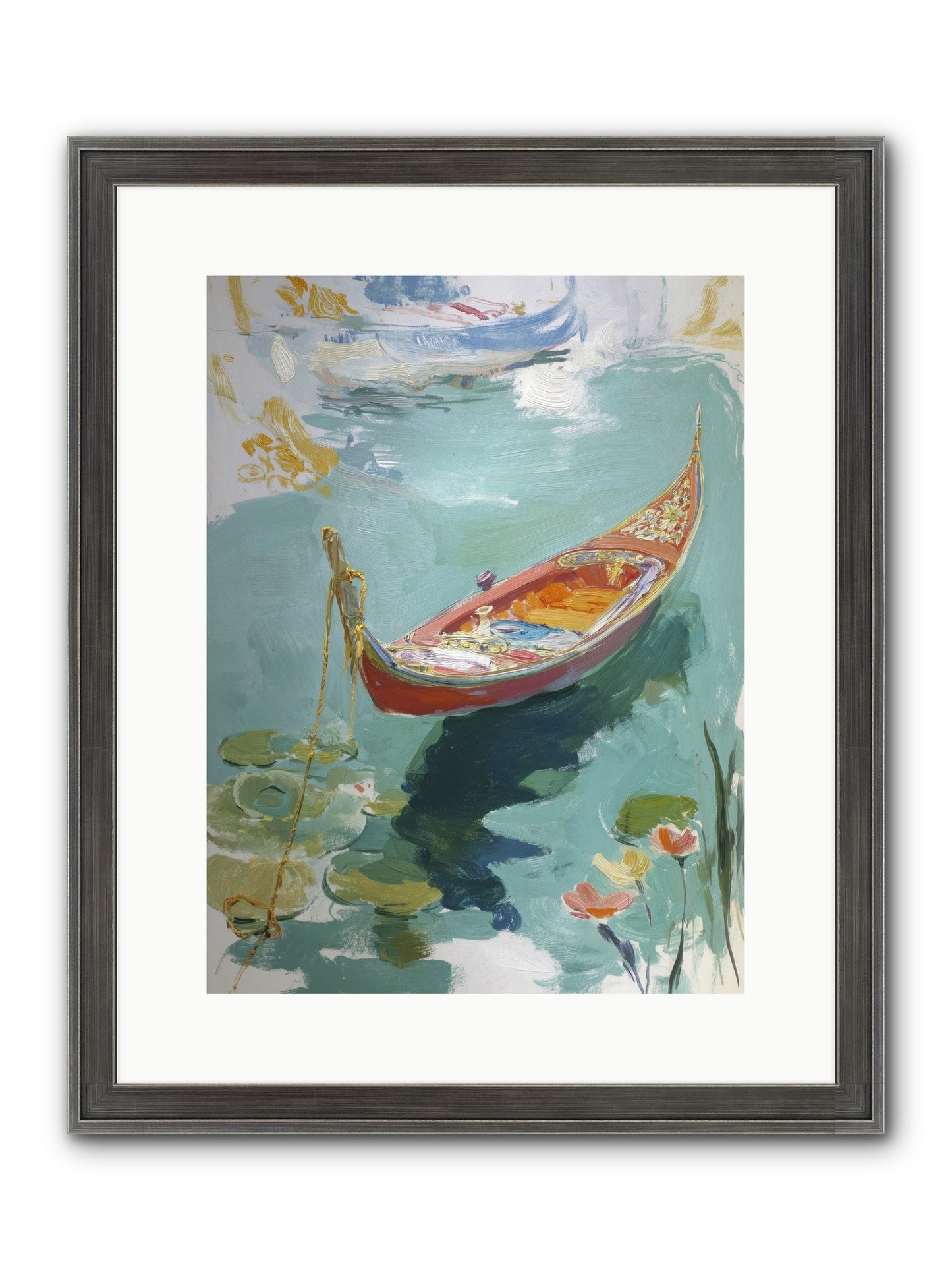 Waterway's Crown Jewel Framed Print - Slimwoods Black/Silver 12x16