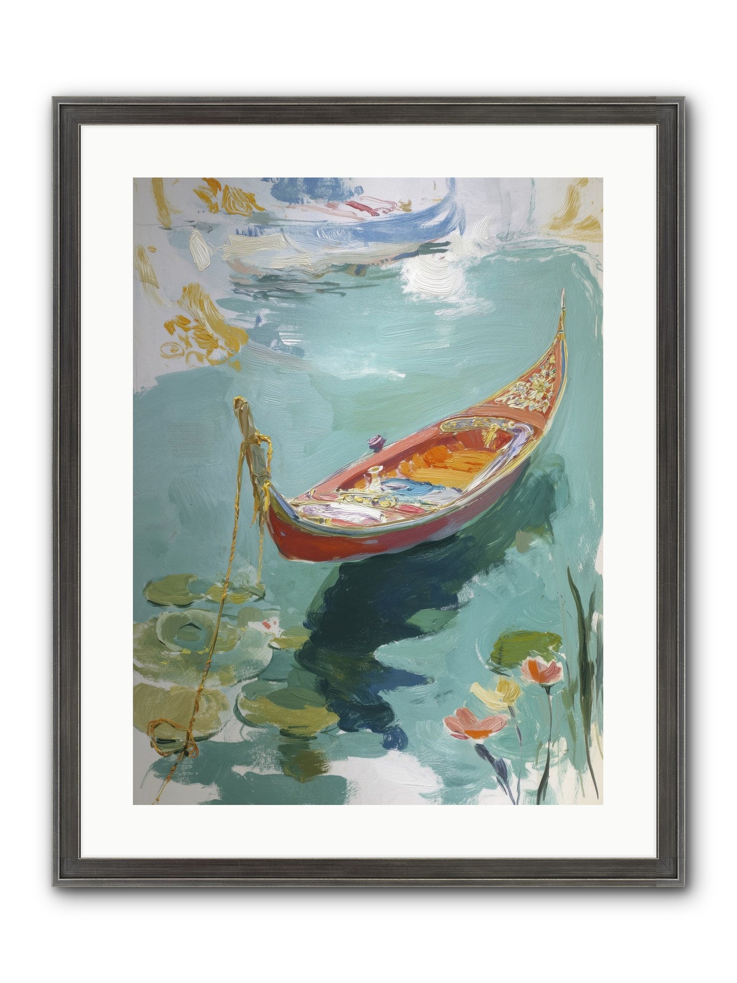 Waterway's Crown Jewel Framed Print - Slimwoods Black/Silver 18x24