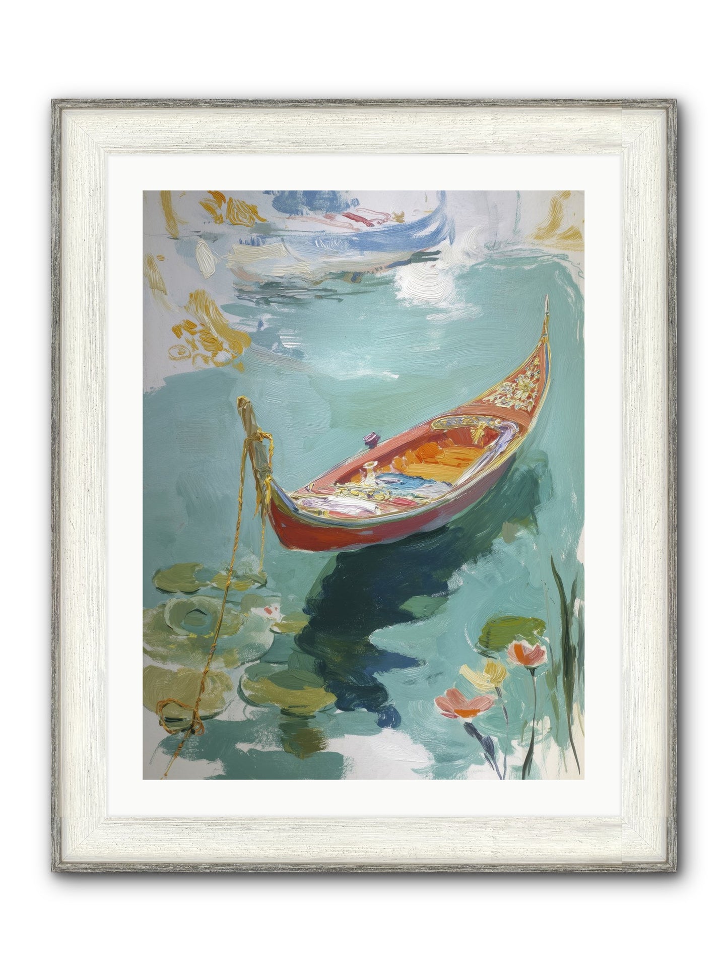 Waterway's Crown Jewel Framed Print - Driftwood White 24x32