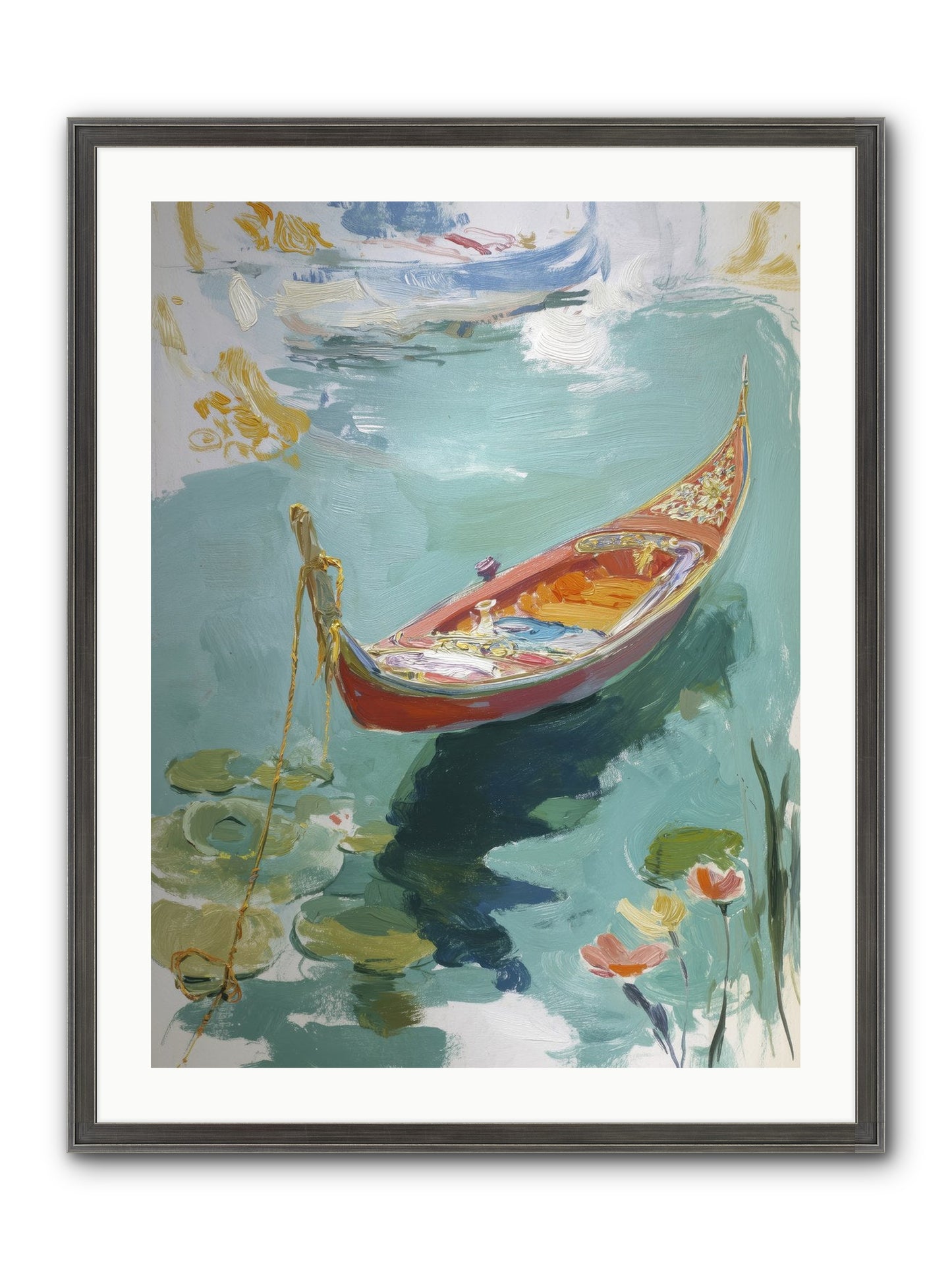 Waterway's Crown Jewel Framed Print - Slimwoods Black/Silver 24x32