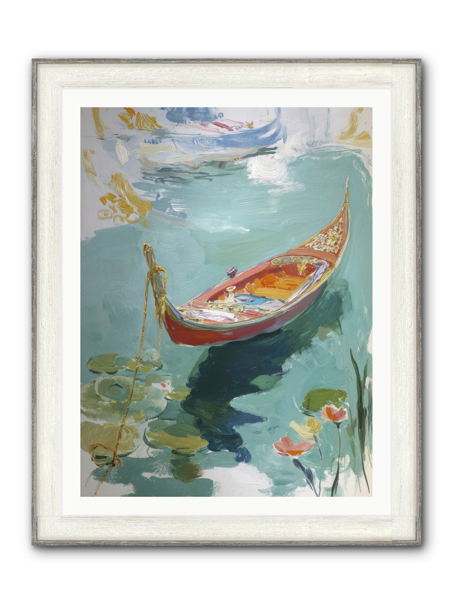 Waterway's Crown Jewel Framed Print - Driftwood White 30x40