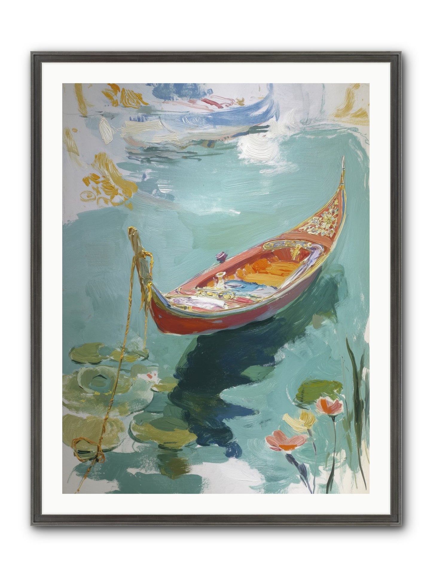 Waterway's Crown Jewel Framed Print - Slimwoods Black/Silver 30x40