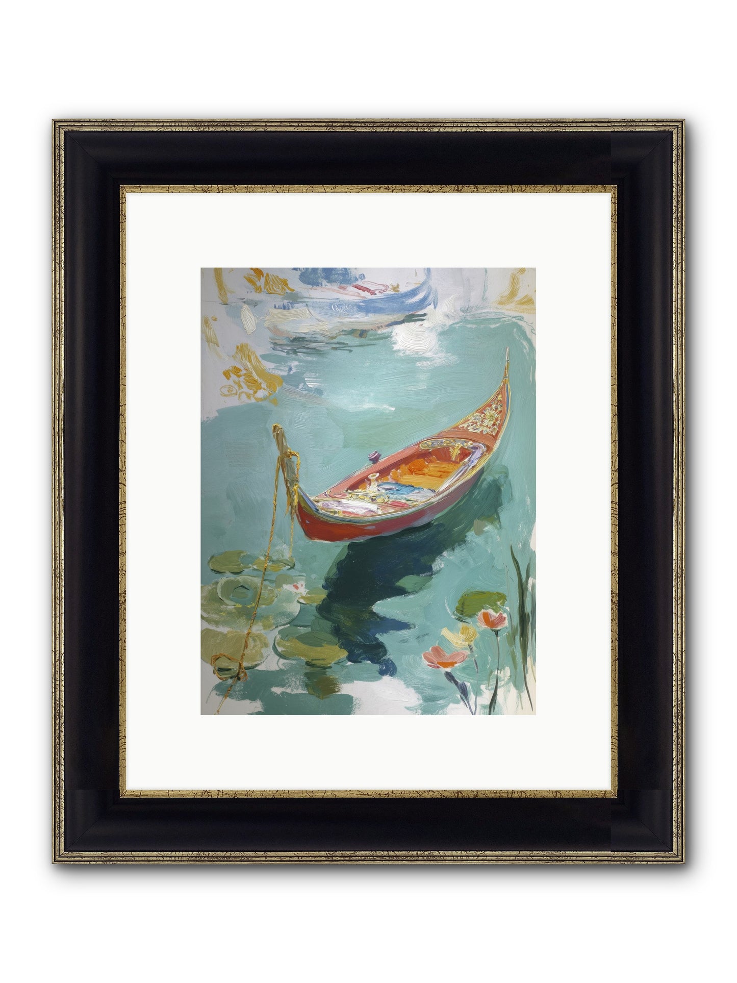 Waterway's Crown Jewel Framed Print - Black & Gold 9x12