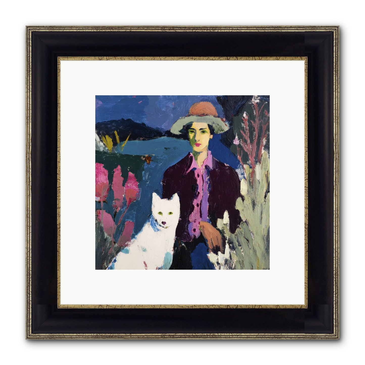 We Discovered Everything Framed Print - Black & Gold 10x10