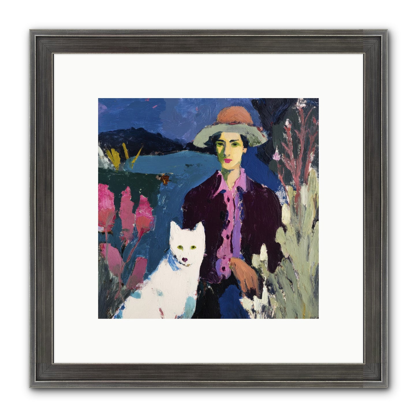 We Discovered Everything Framed Print - Slimwoods Black/Silver 10x10