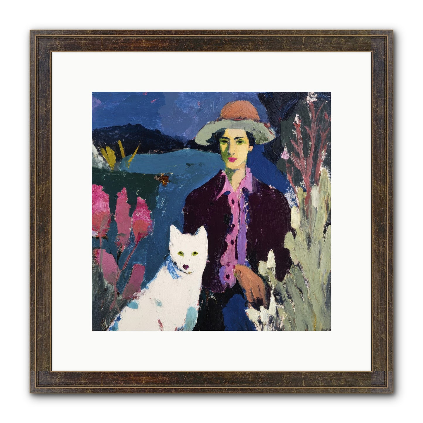 We Discovered Everything Framed Print - Slimwoods Black/Gold 12x12