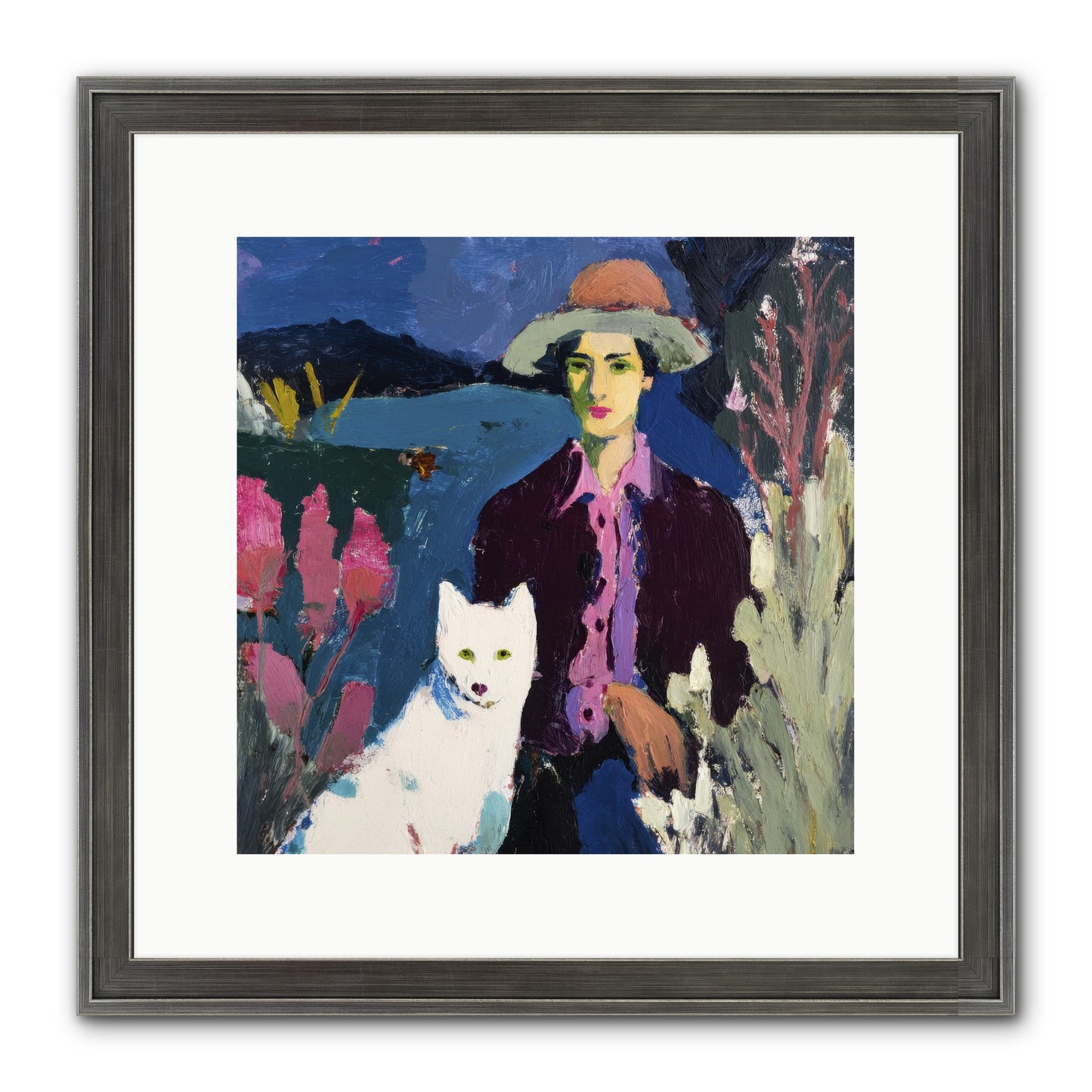 We Discovered Everything Framed Print - Slimwoods Black/Silver 12x12