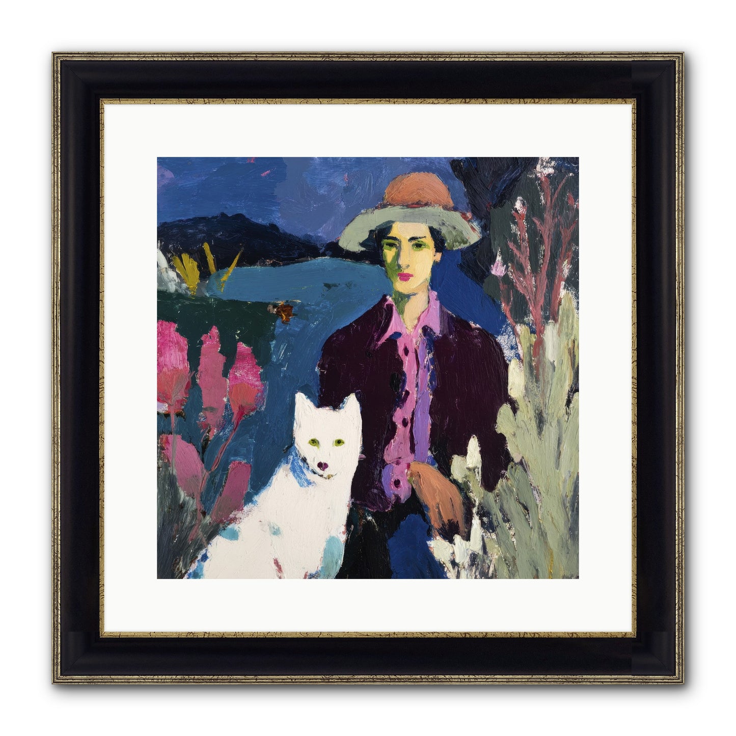 We Discovered Everything Framed Print - Black & Gold 16x16