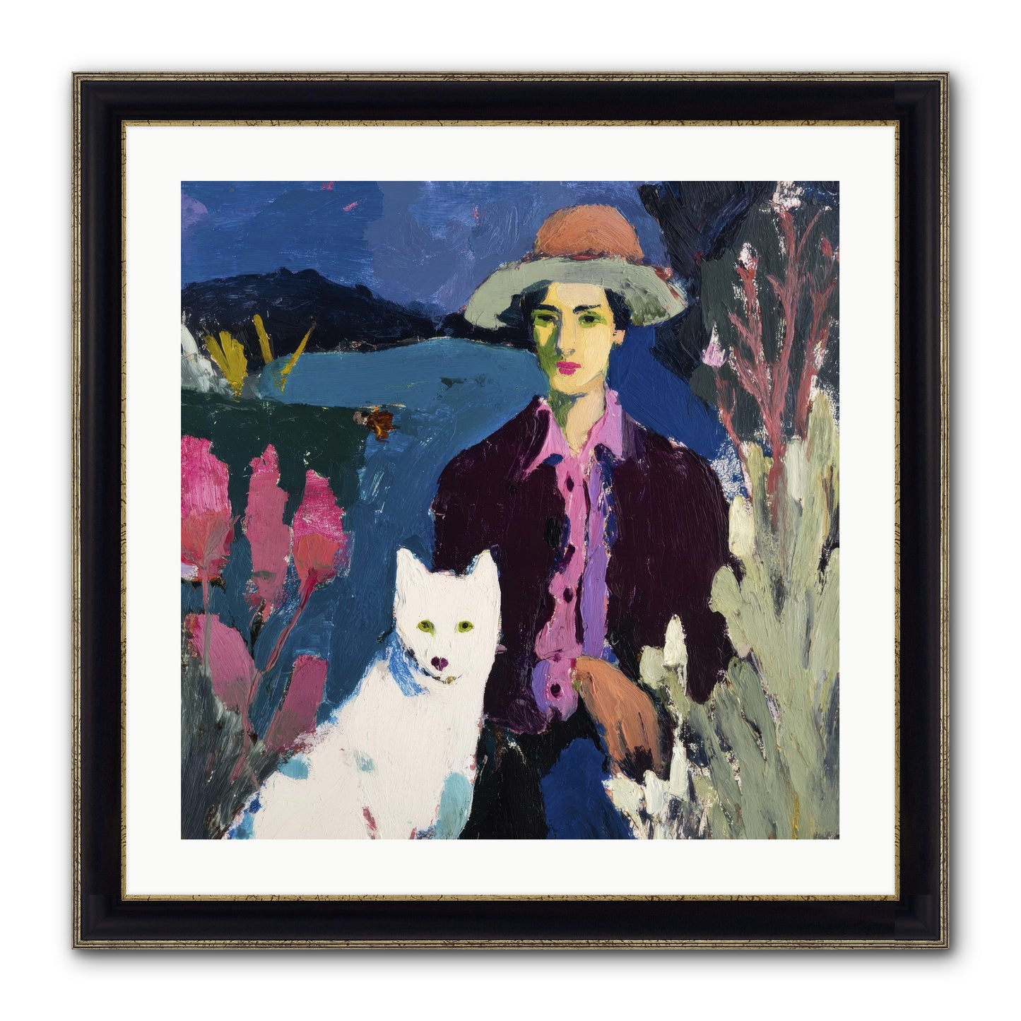 We Discovered Everything Framed Print - Black & Gold 24x24