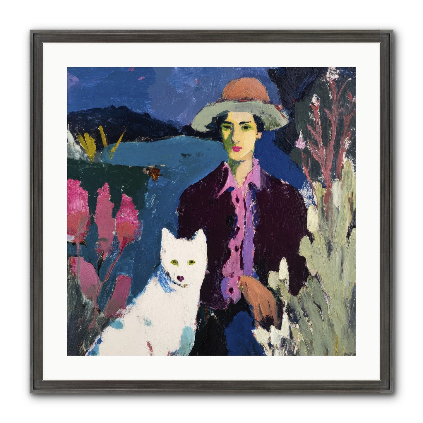 We Discovered Everything Framed Print - Slimwoods Black/Silver 24x24