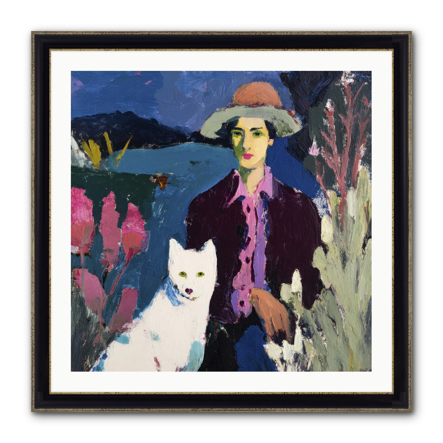 We Discovered Everything Framed Print - Black & Gold 30x30