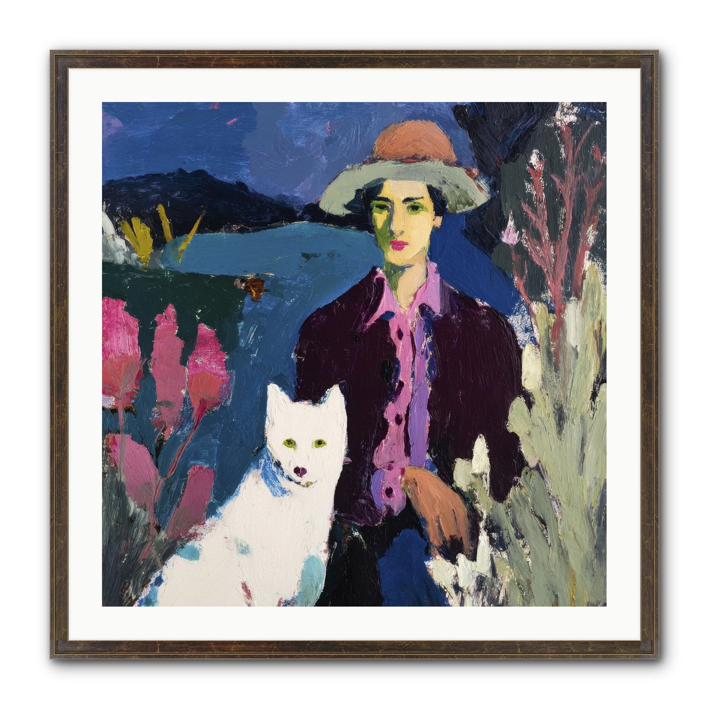 We Discovered Everything Framed Print - Slimwoods Black/Gold 30x30