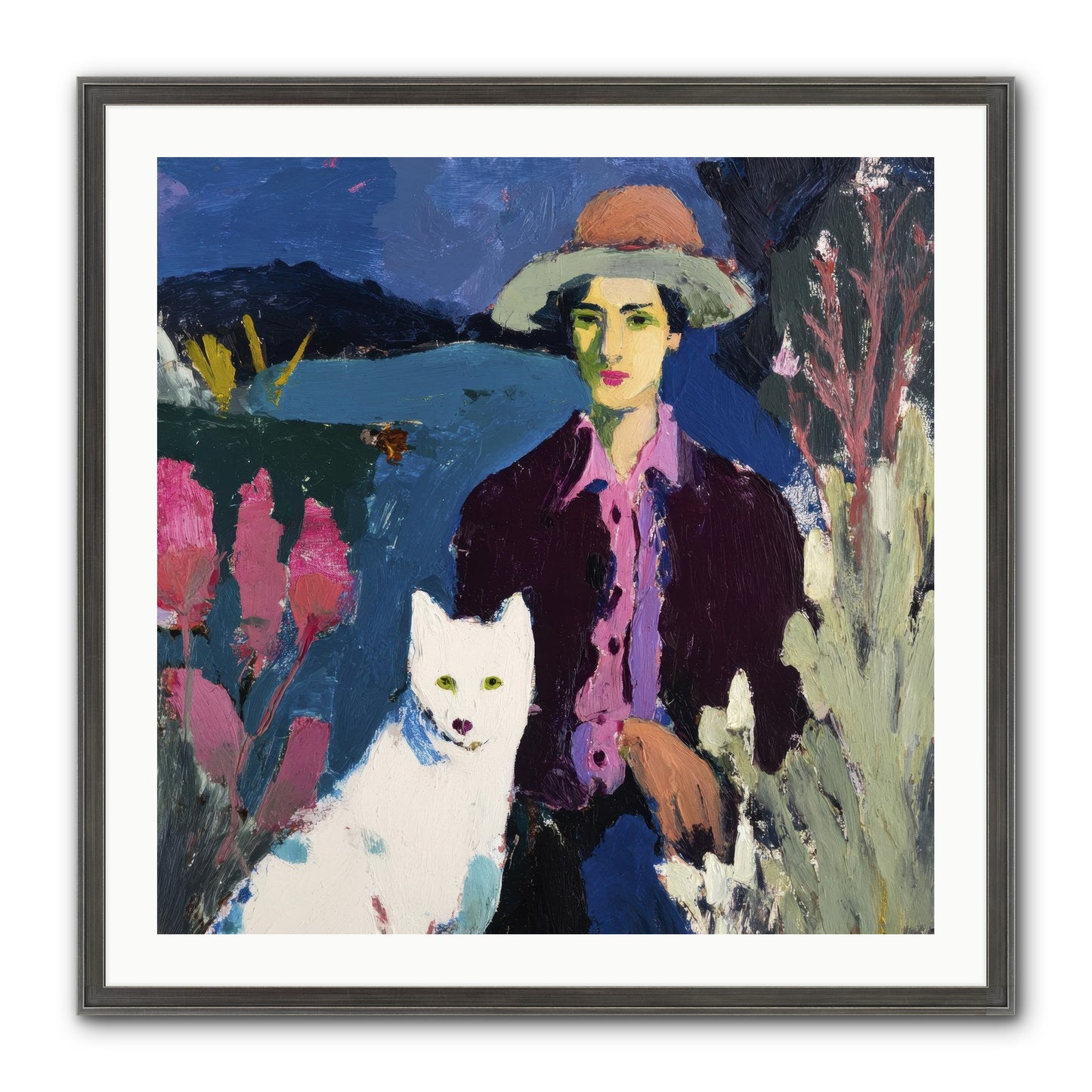 We Discovered Everything Framed Print - Slimwoods Black/Silver 30x30