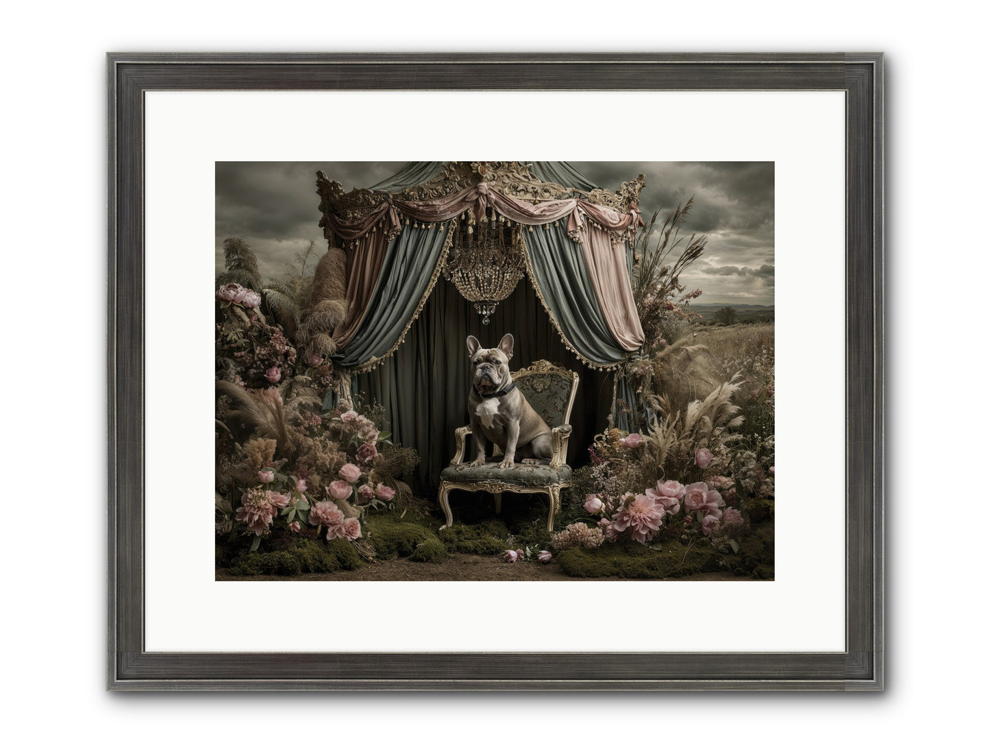 We Fell Into Bloom Framed Print - Slimwoods Black/Silver 16x12