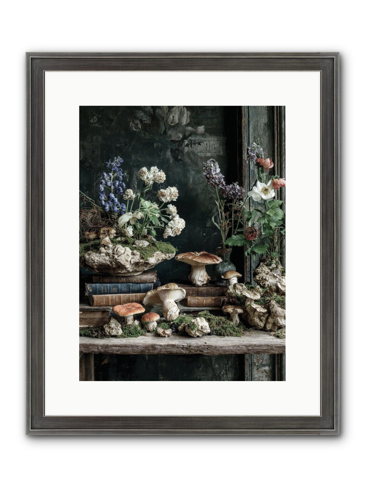 We Were Swans Framed Print - Slimwoods Black/Silver 12x16