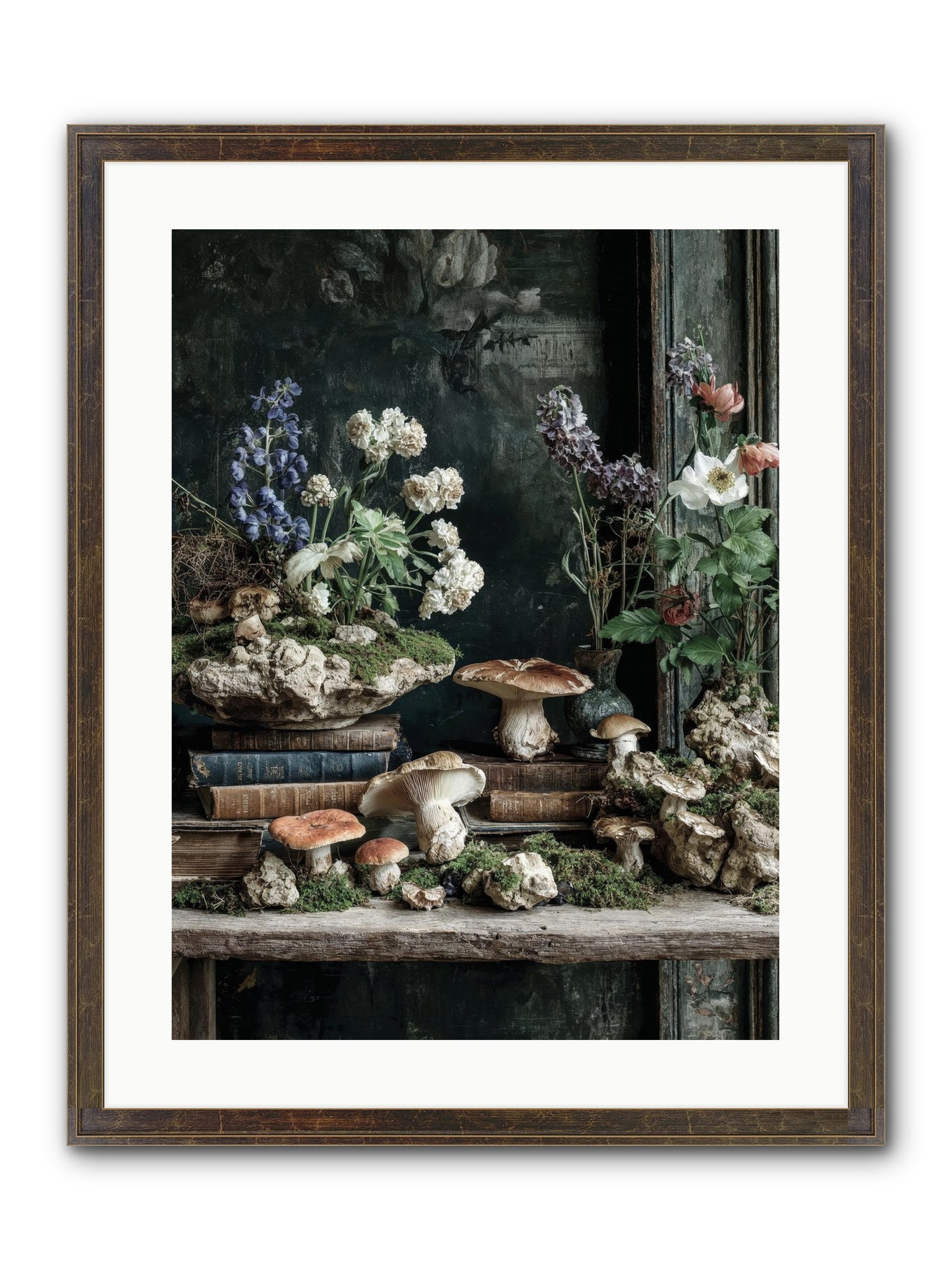 We Were Swans Framed Print - Slimwoods Black/Gold 18x24