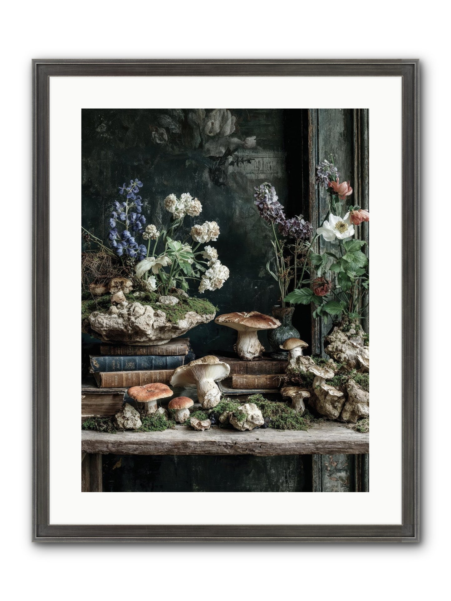 We Were Swans Framed Print - Slimwoods Black/Silver 18x24