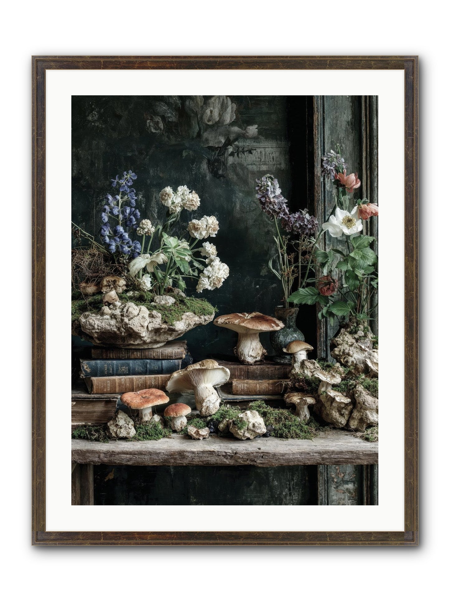 We Were Swans Framed Print - Slimwoods Black/Gold 24x32