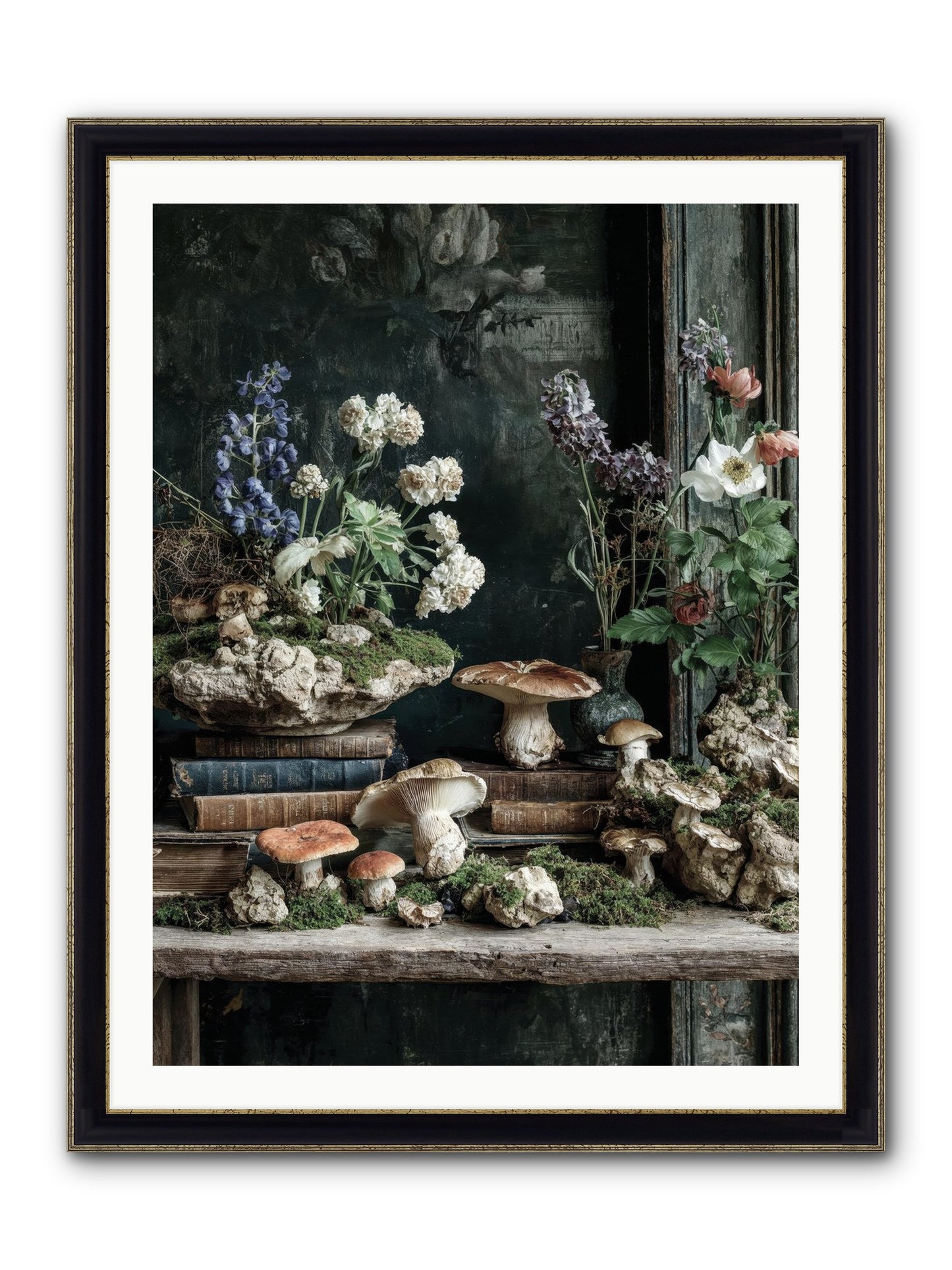 We Were Swans Framed Print - Black & Gold 30x40