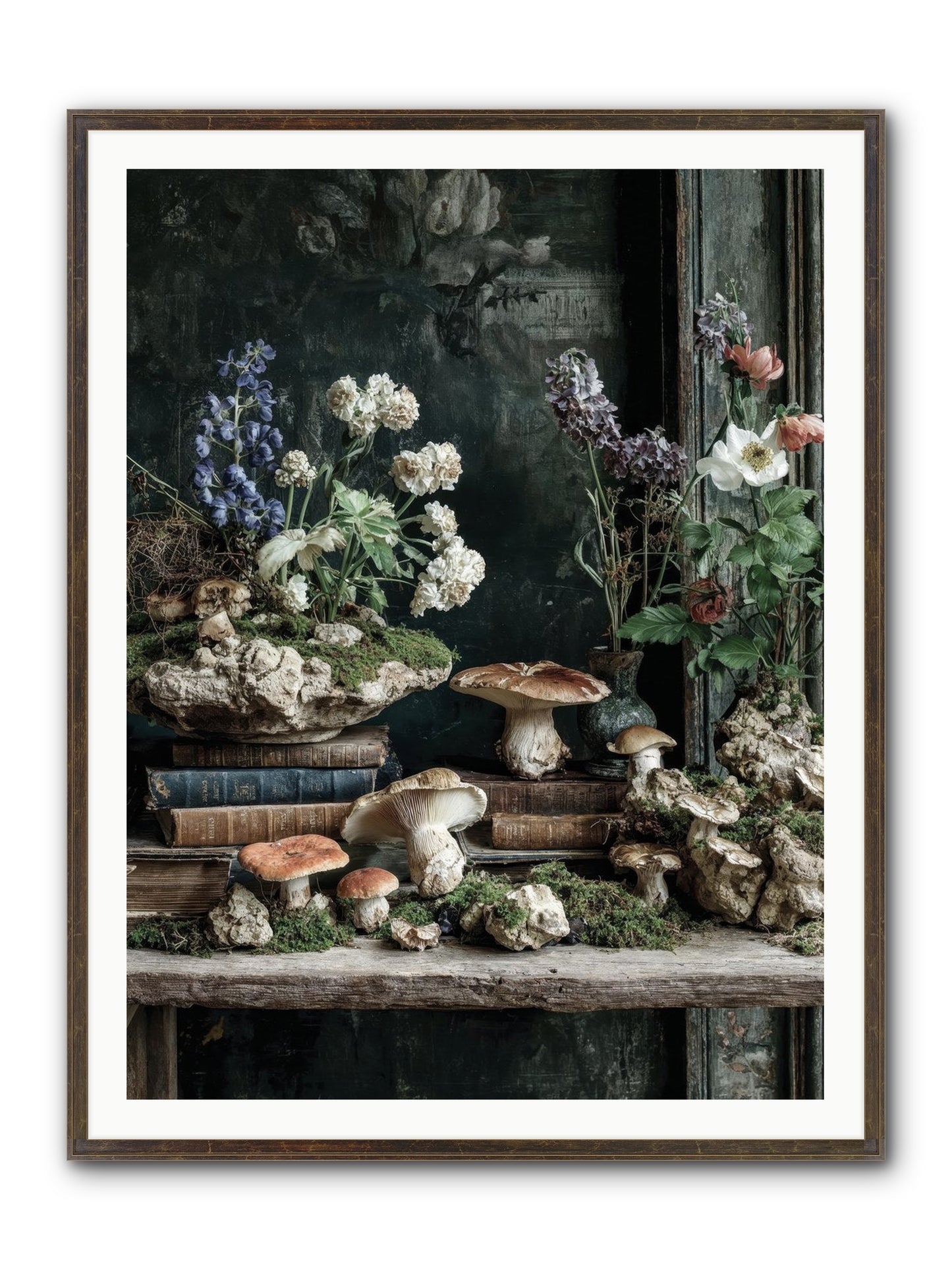 We Were Swans Framed Print - Slimwoods Black/Gold 36x48