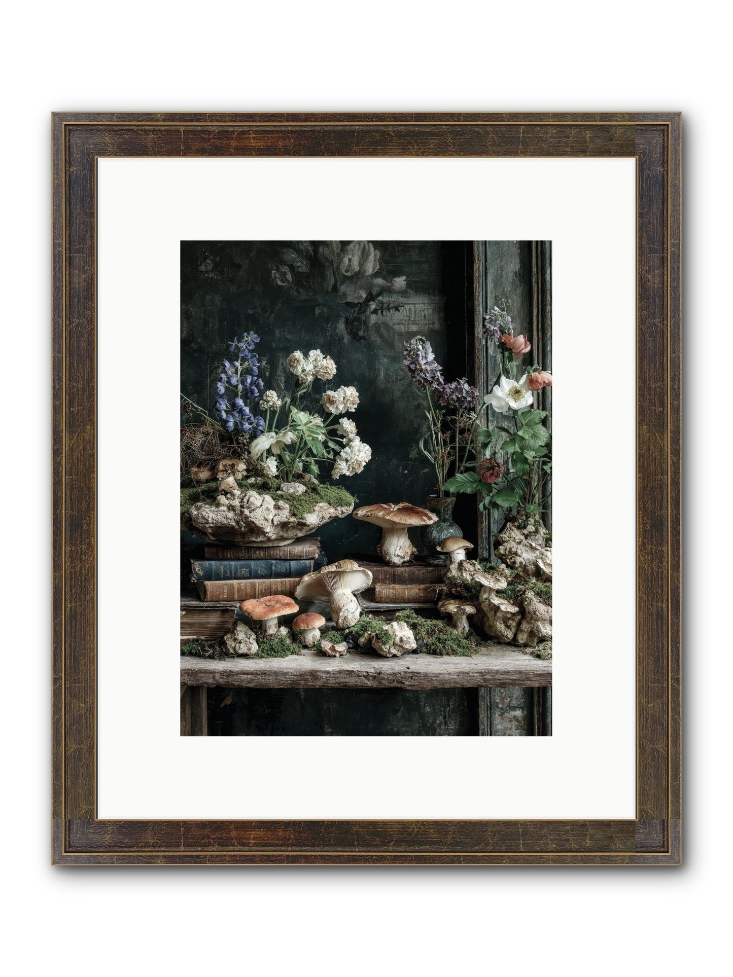 We Were Swans Framed Print - Slimwoods Black/Gold 9x12