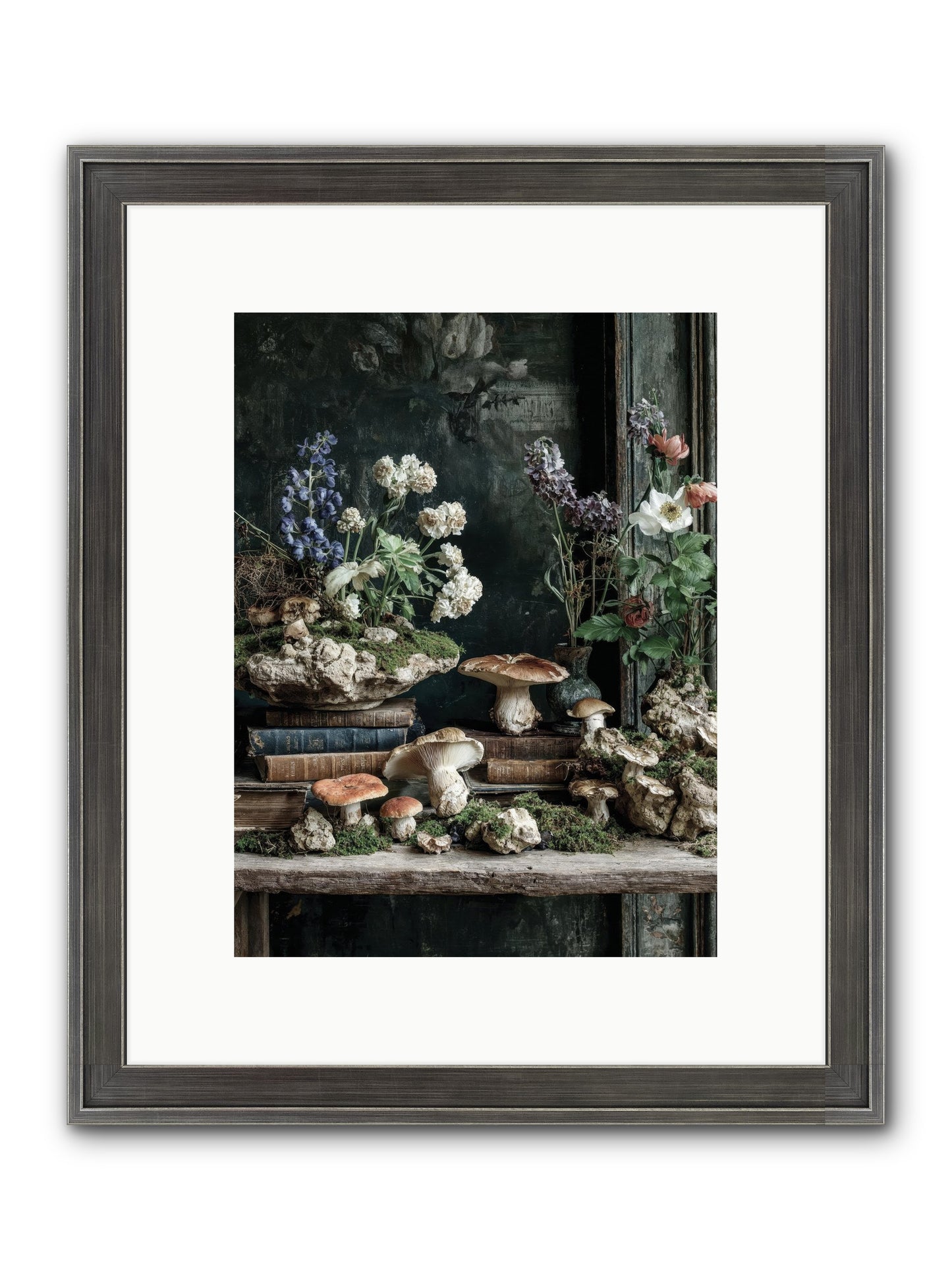 We Were Swans Framed Print - Slimwoods Black/Silver 9x12