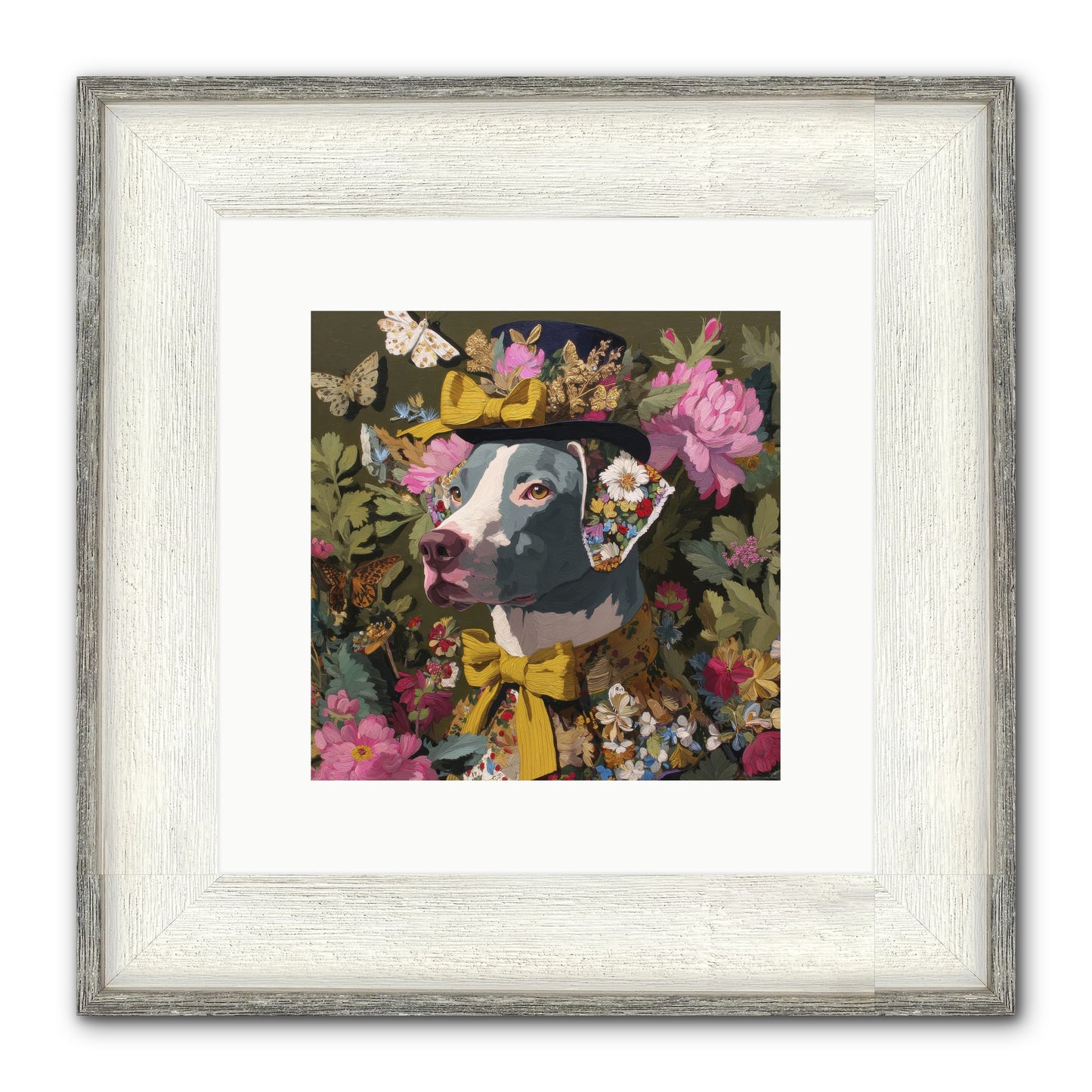 Weekend Murmurs Framed Print - Driftwood White 10x10