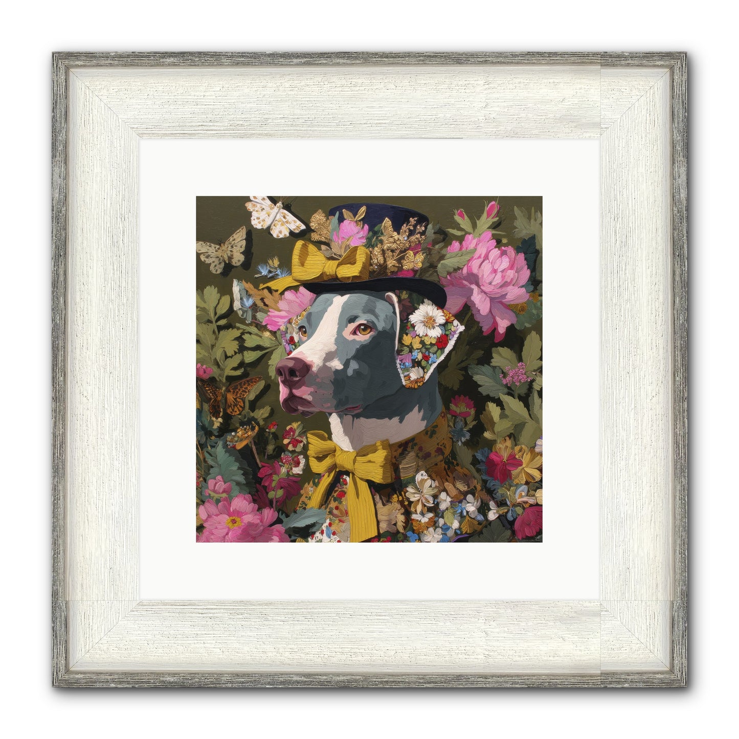 Weekend Murmurs Framed Print - Driftwood White 12x12